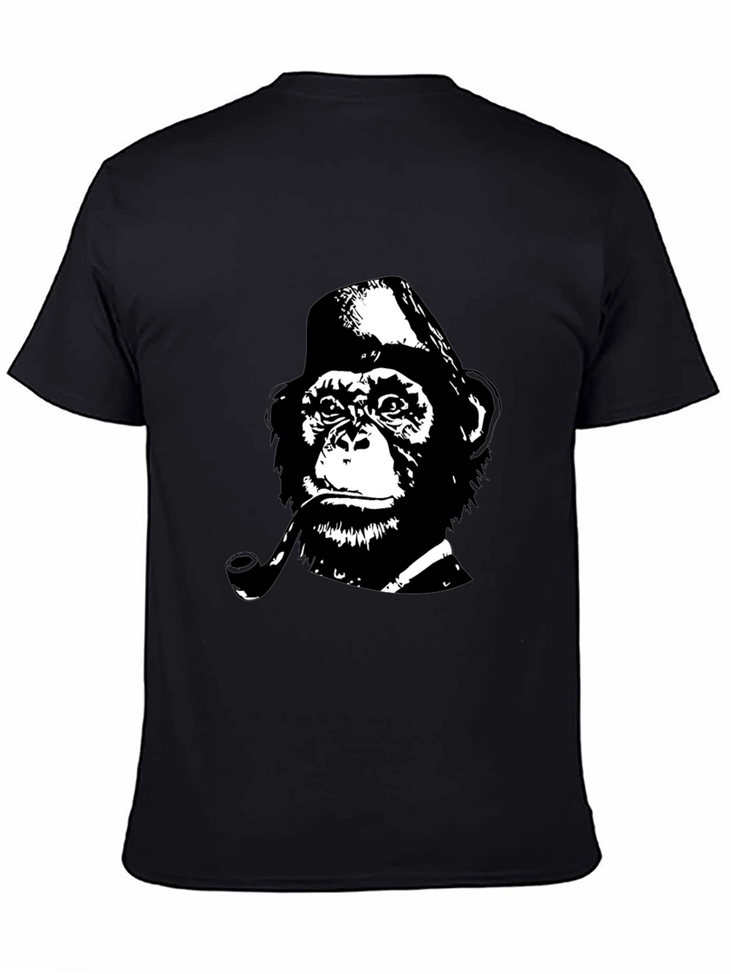 Monkey Detective T-Shirt - Black