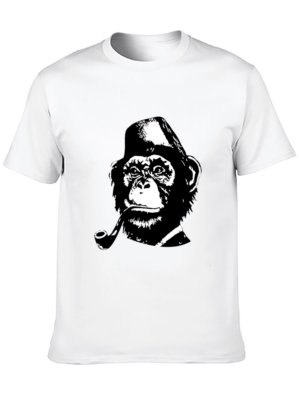 Monkey Detective T-Shirt - Black