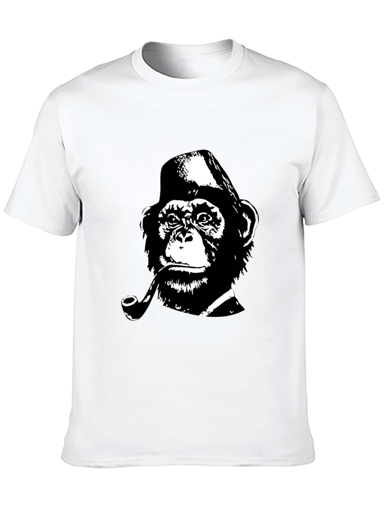 Monkey Detective T-Shirt - Black