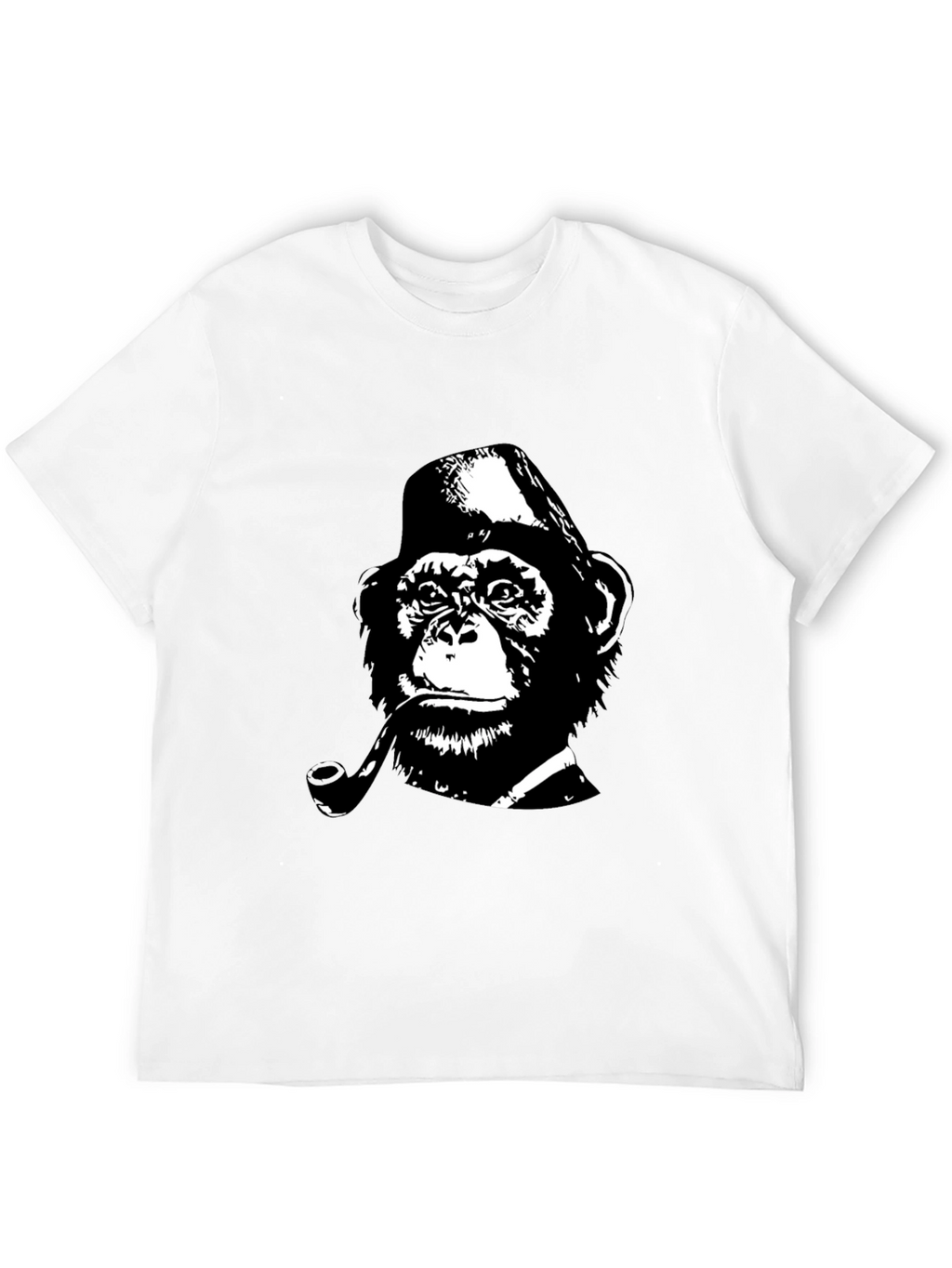 Monkey Detective T-Shirt - Black