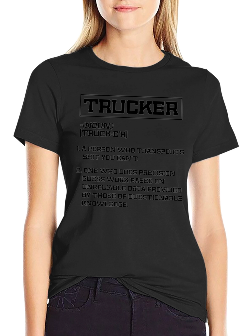 Trucker Definition Graphic T-Shirt