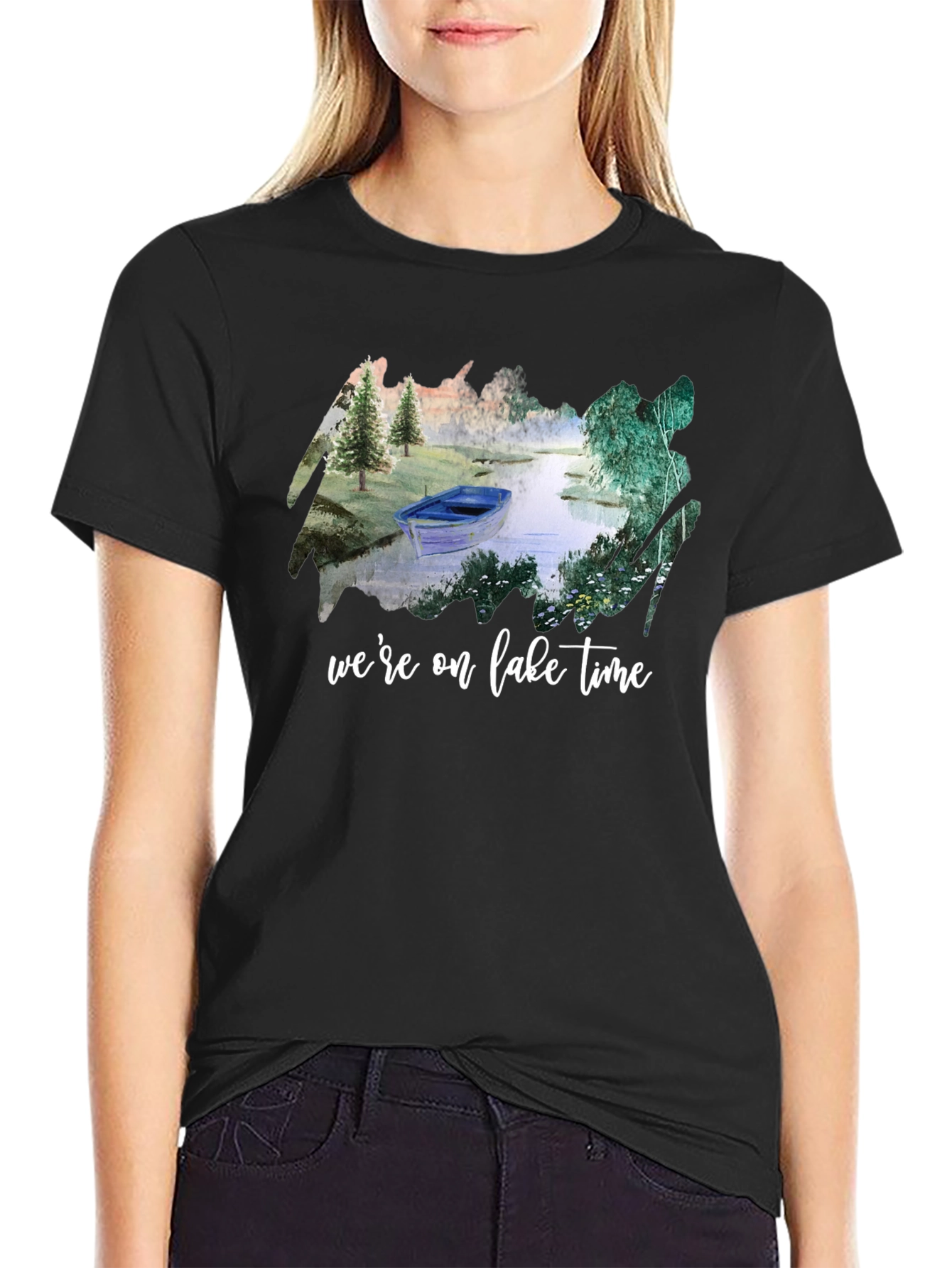 Lake Time Graphic Tee - Relaxed Comfort