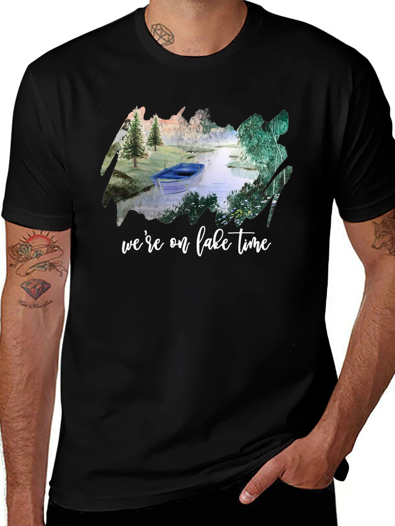 Lake Time Graphic Tee - Relaxed Comfort