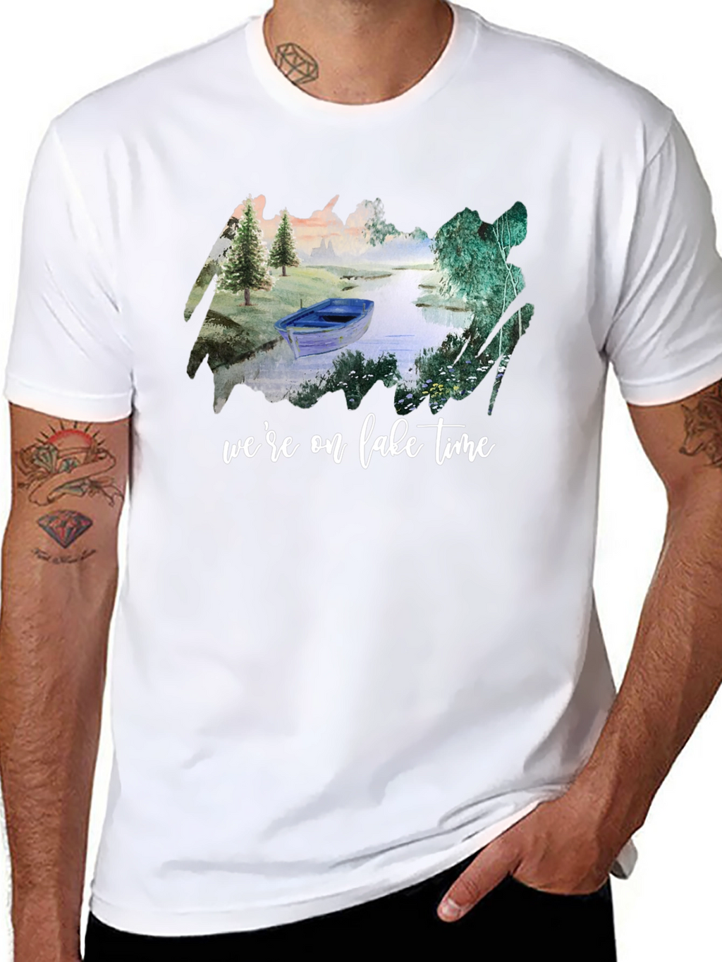 Lake Time Graphic Tee - Relaxed Comfort