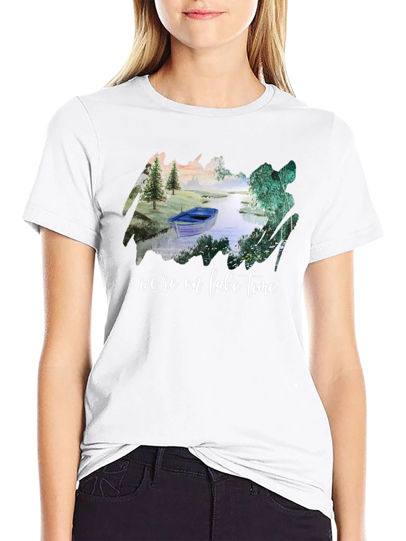 Lake Time Graphic Tee - Relaxed Comfort