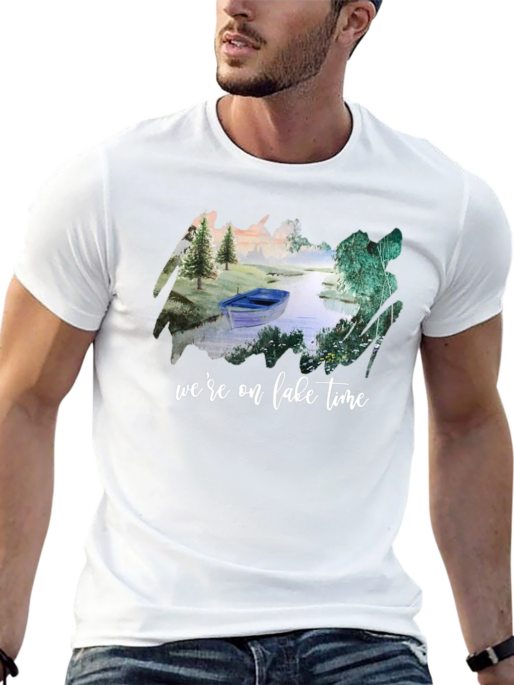 Lake Time Graphic Tee - Relaxed Comfort