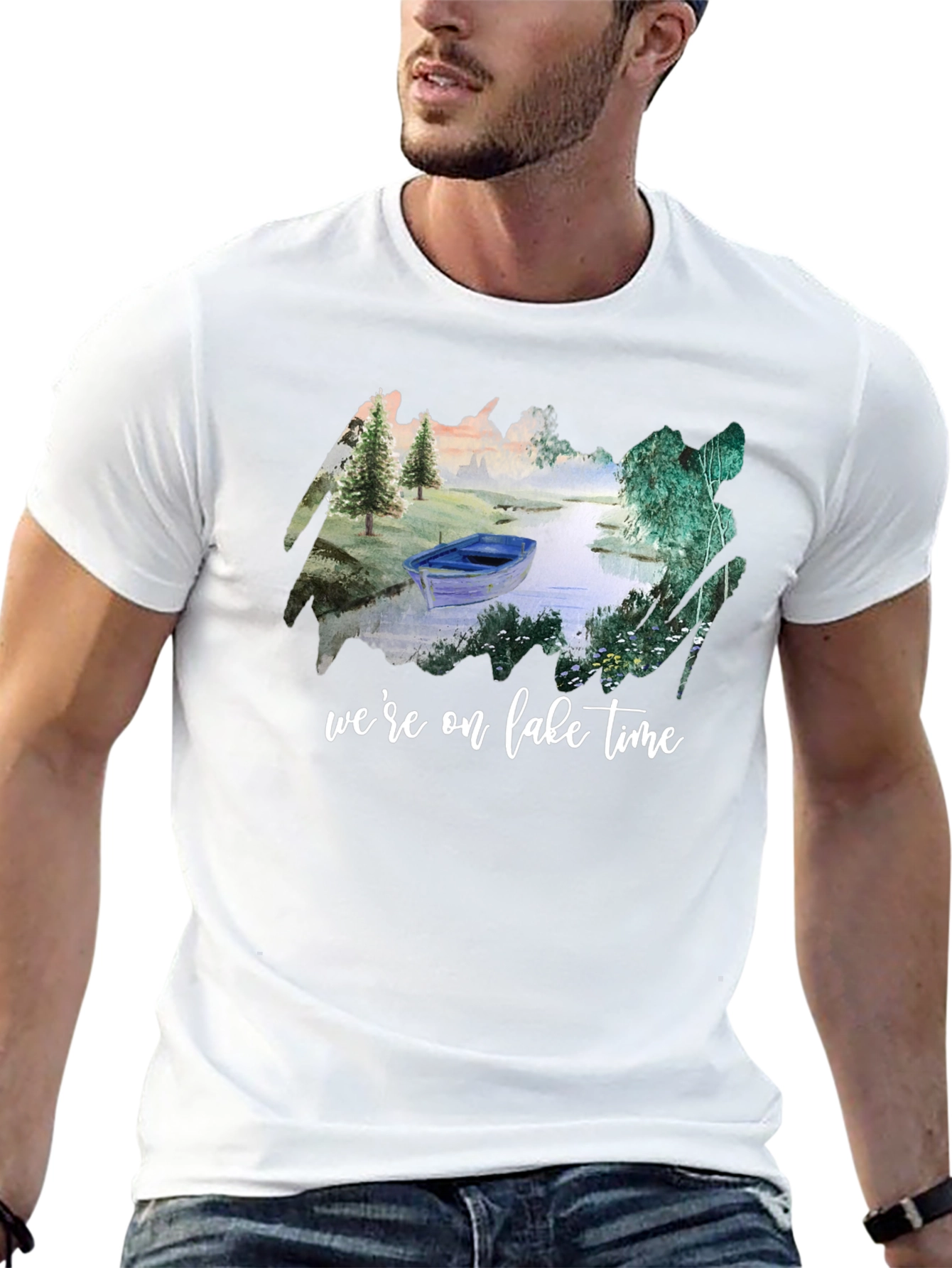 Lake Time Graphic Tee - Relaxed Comfort