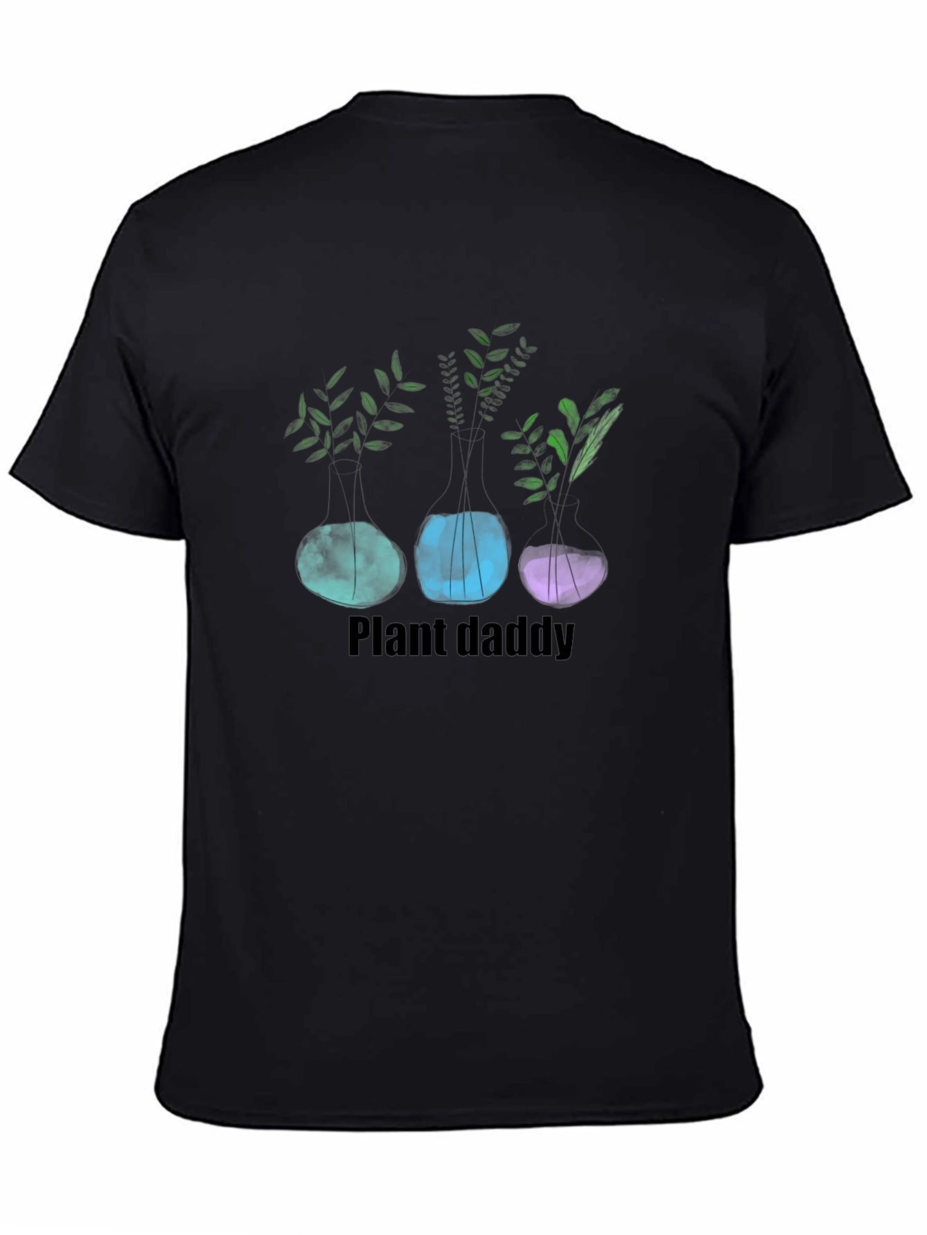 Plant Daddy Graphic T-Shirt - Black