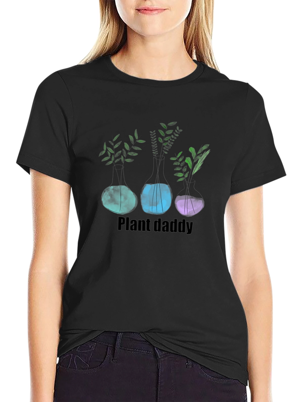 Plant Daddy Graphic T-Shirt - Black