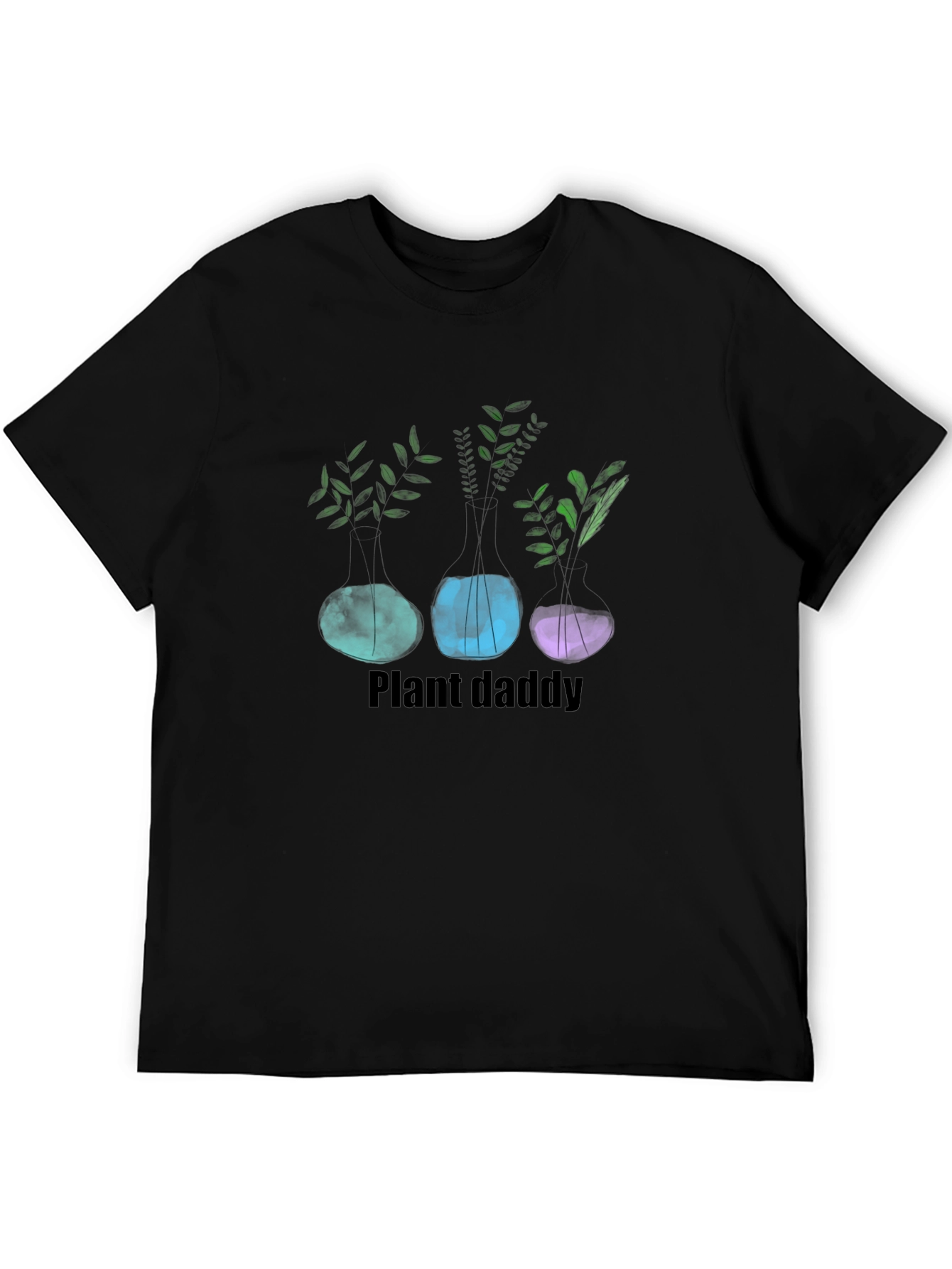 Plant Daddy Graphic T-Shirt - Black