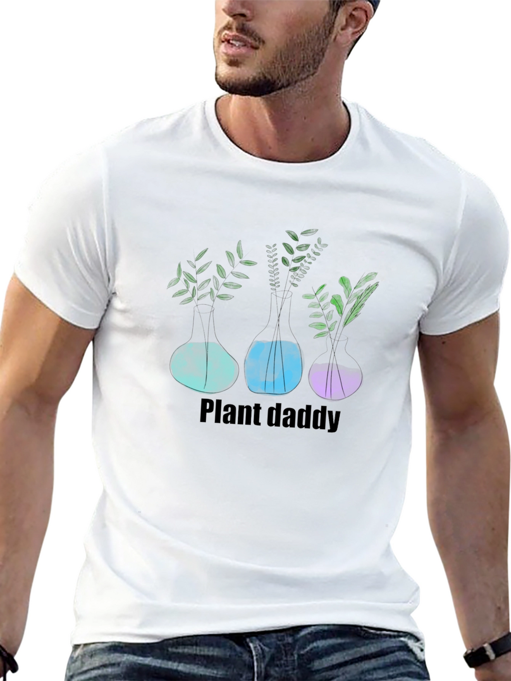 Plant Daddy Graphic T-Shirt - Black
