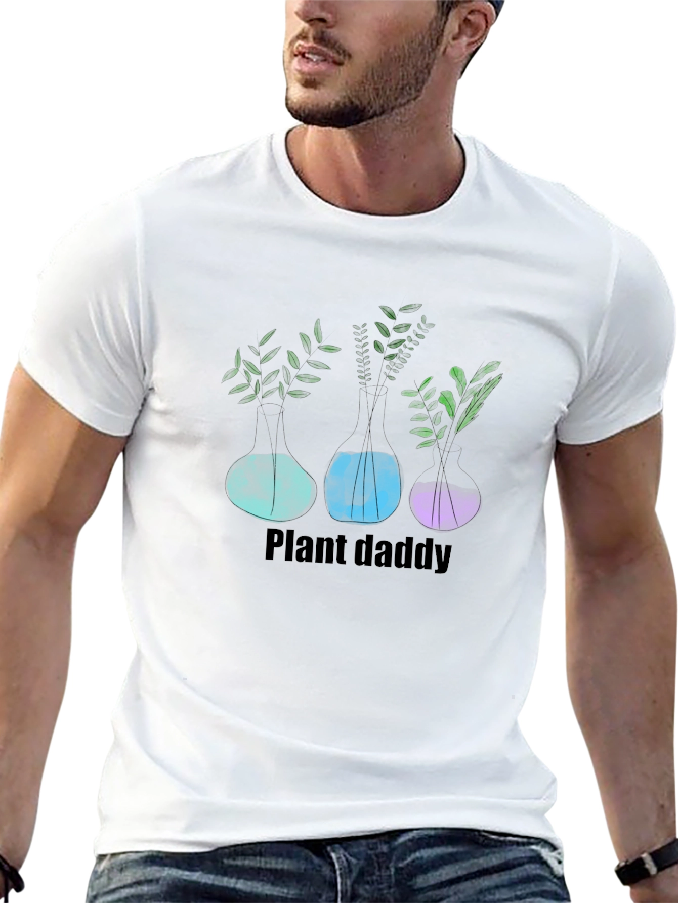 Plant Daddy Graphic T-Shirt - Black