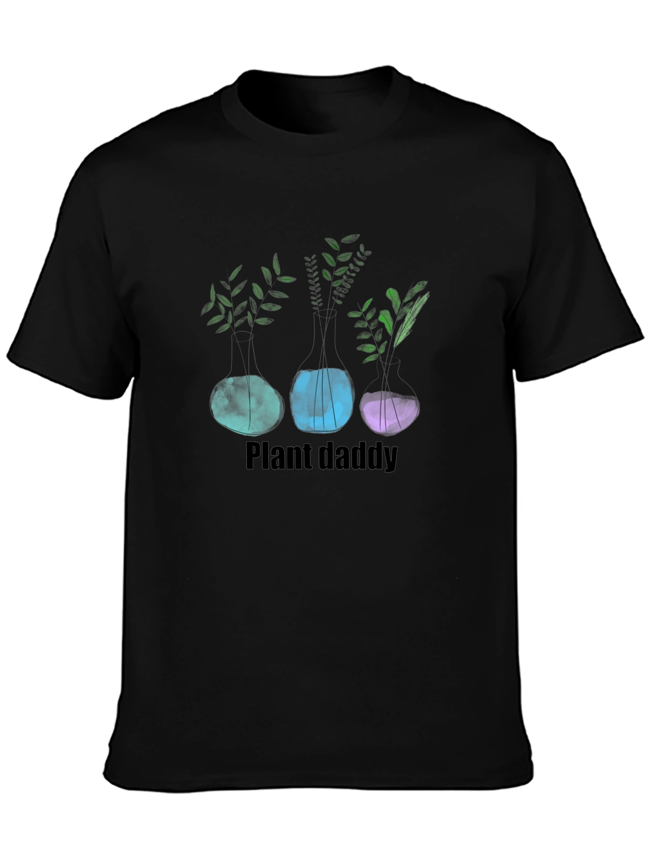 Plant Daddy Graphic T-Shirt - Black