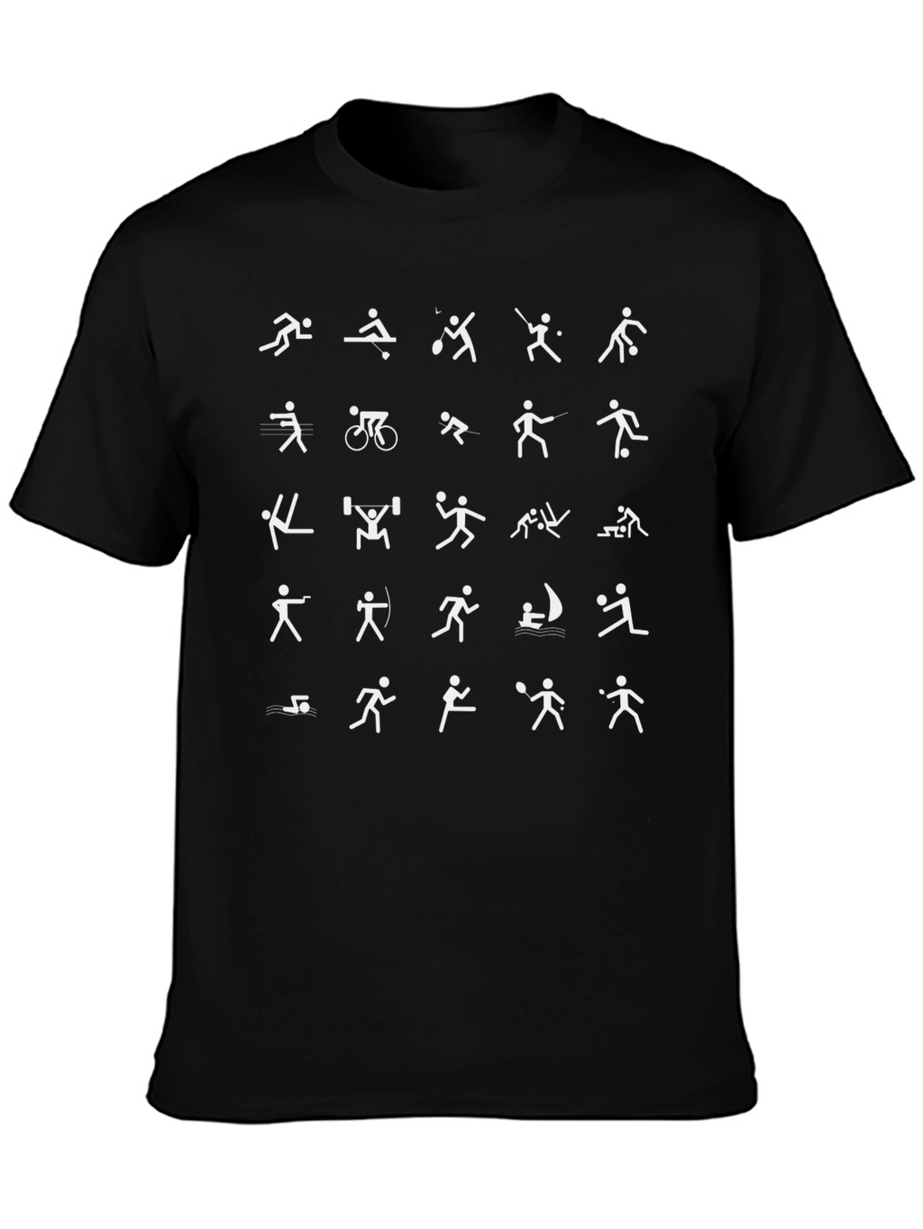 Sport Icons Graphic T-Shirt