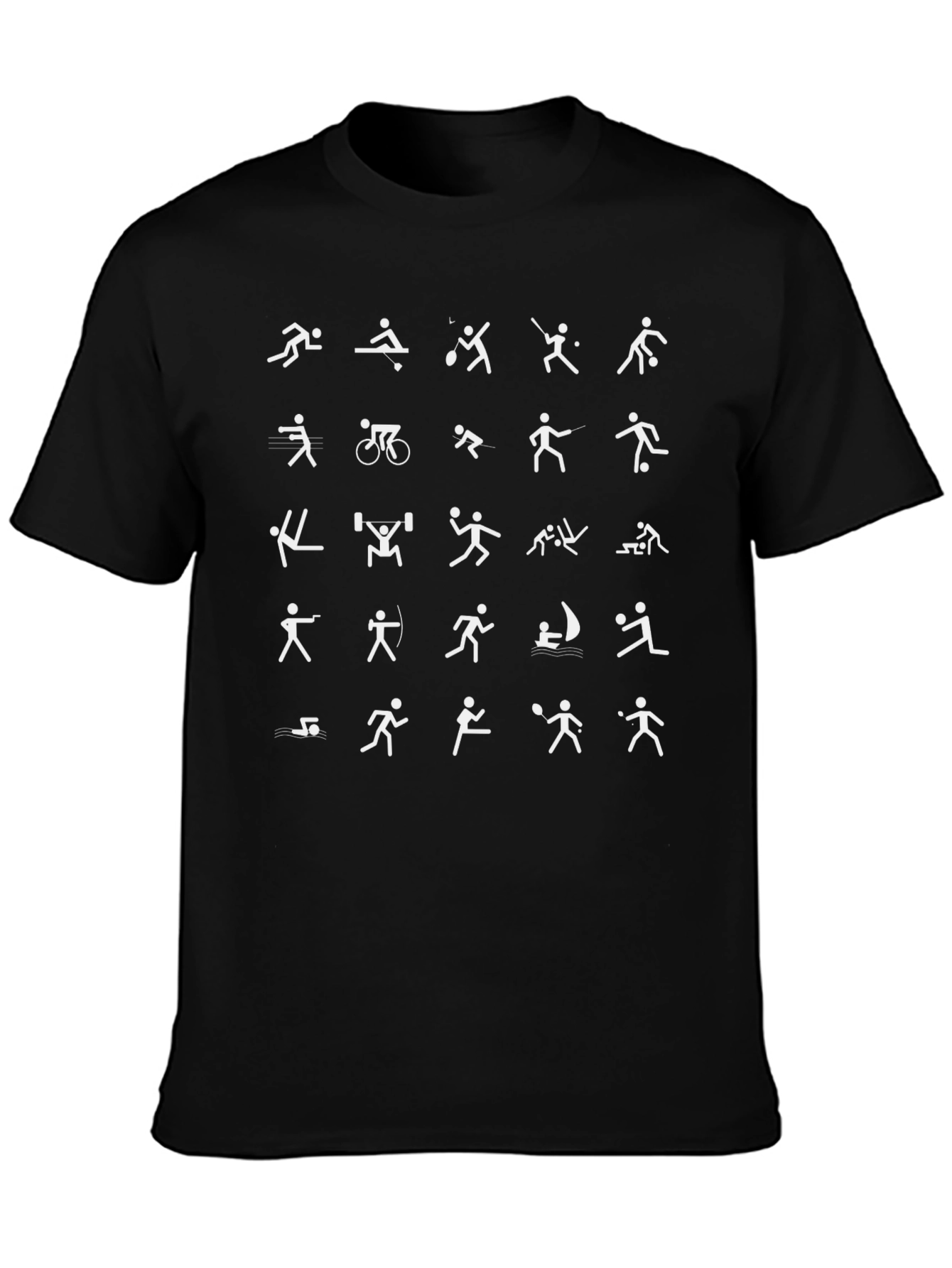 Sport Icons Graphic T-Shirt