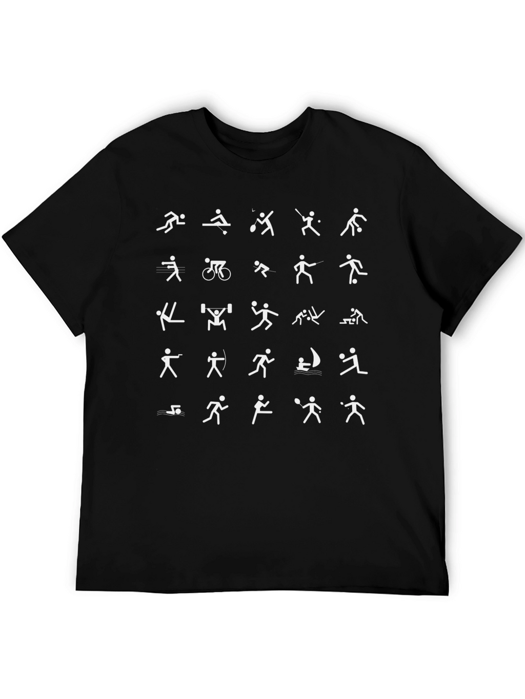 Sport Icons Graphic T-Shirt