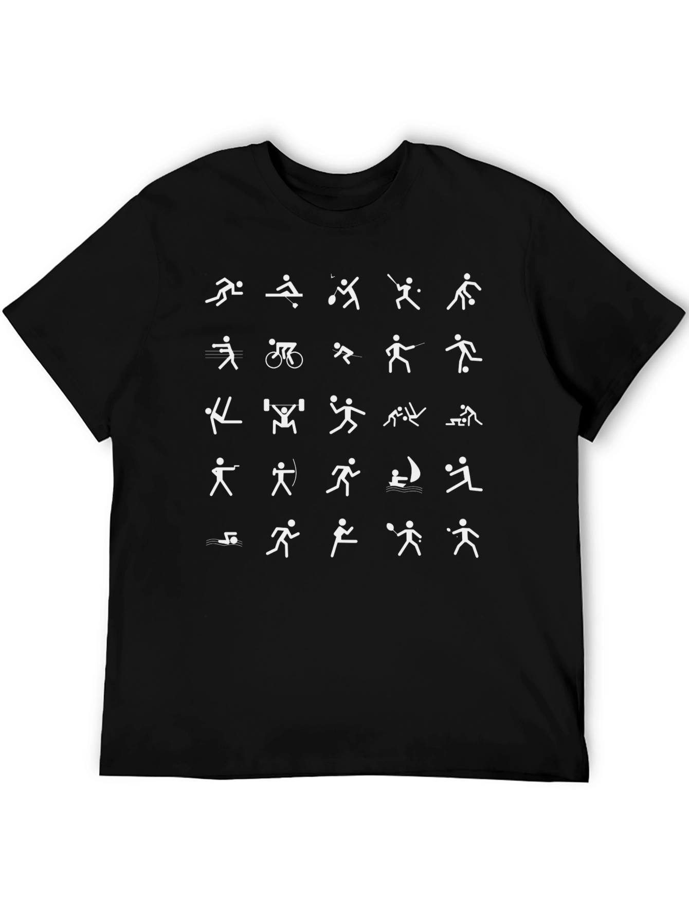 Sport Icons Graphic T-Shirt