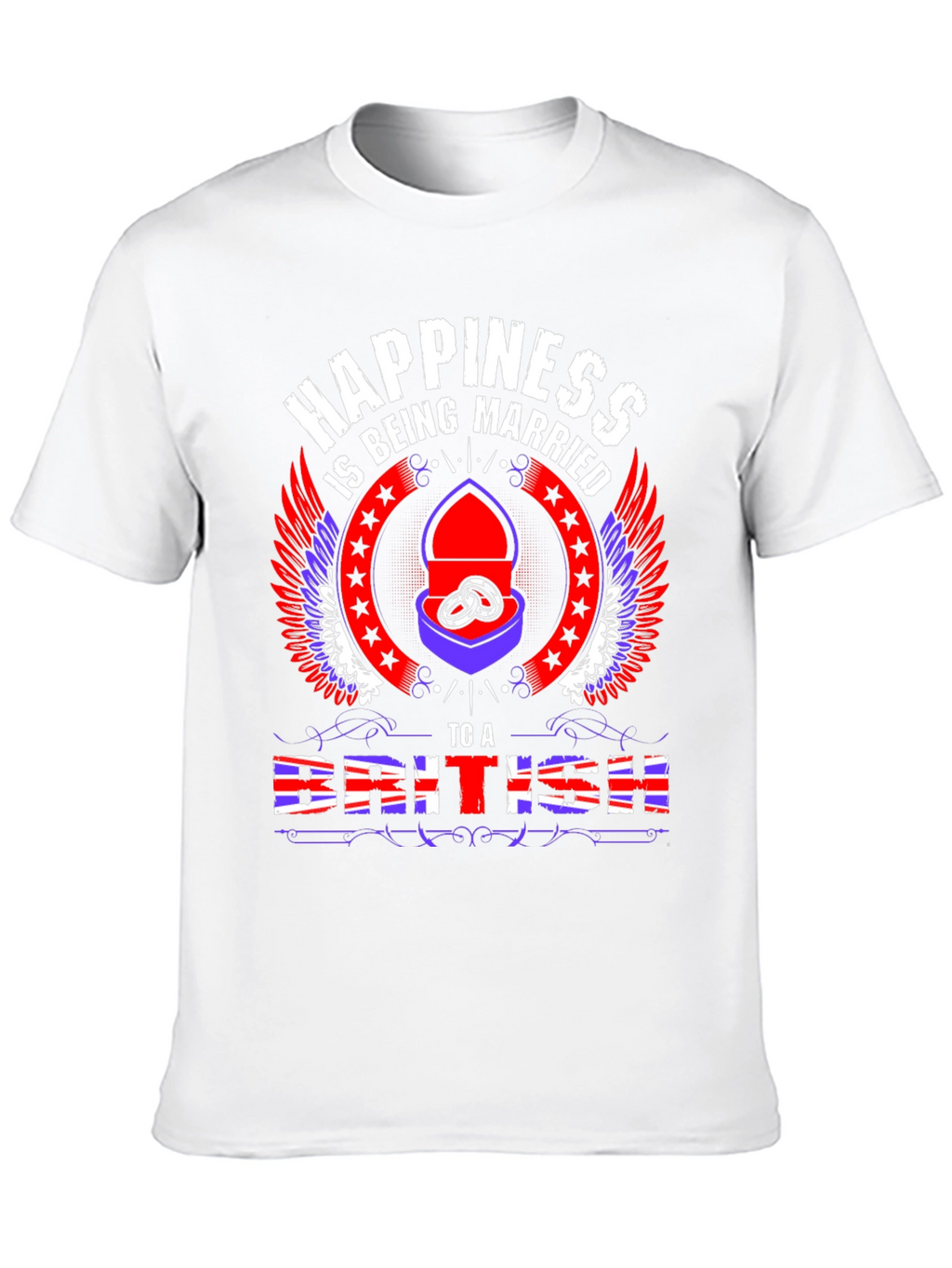Happiness Being Married to a British T-Shirt