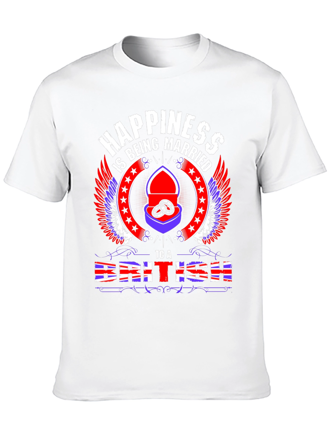 Happiness Being Married to a British T-Shirt