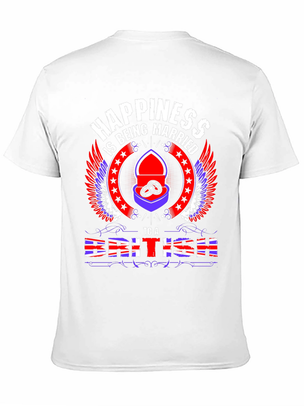 Happiness Being Married to a British T-Shirt