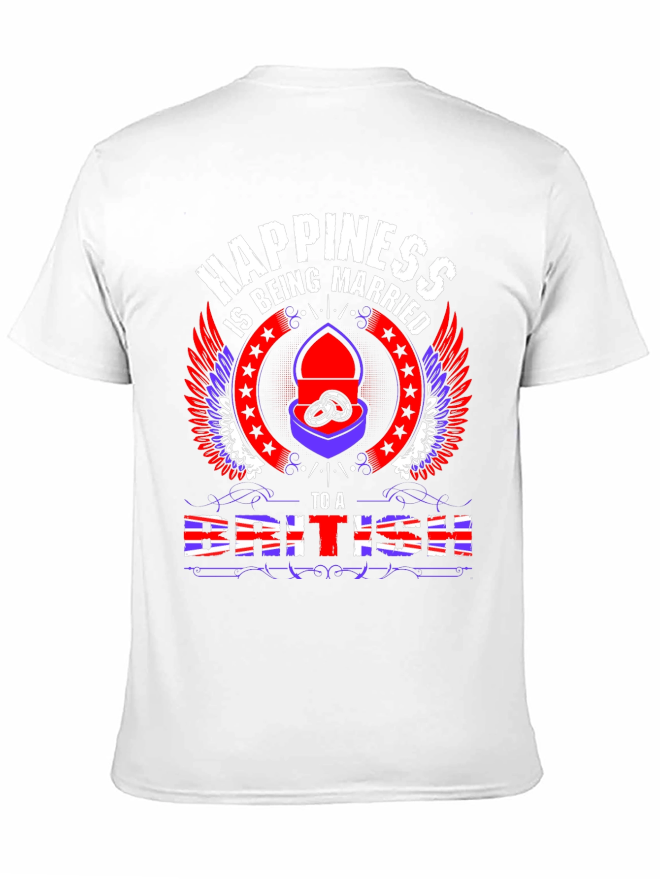 Happiness Being Married to a British T-Shirt