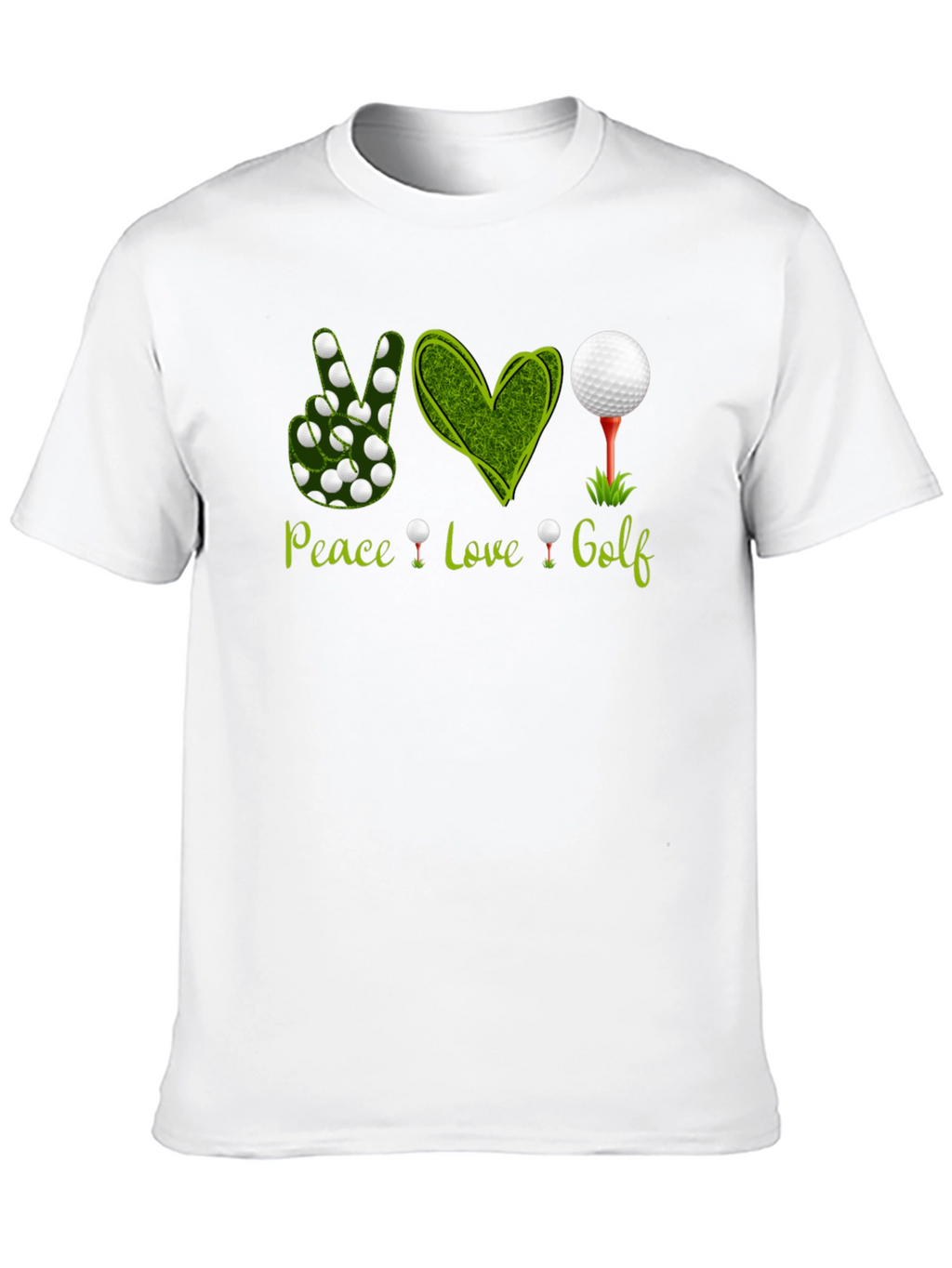 Peace Love Golf Graphic Tee