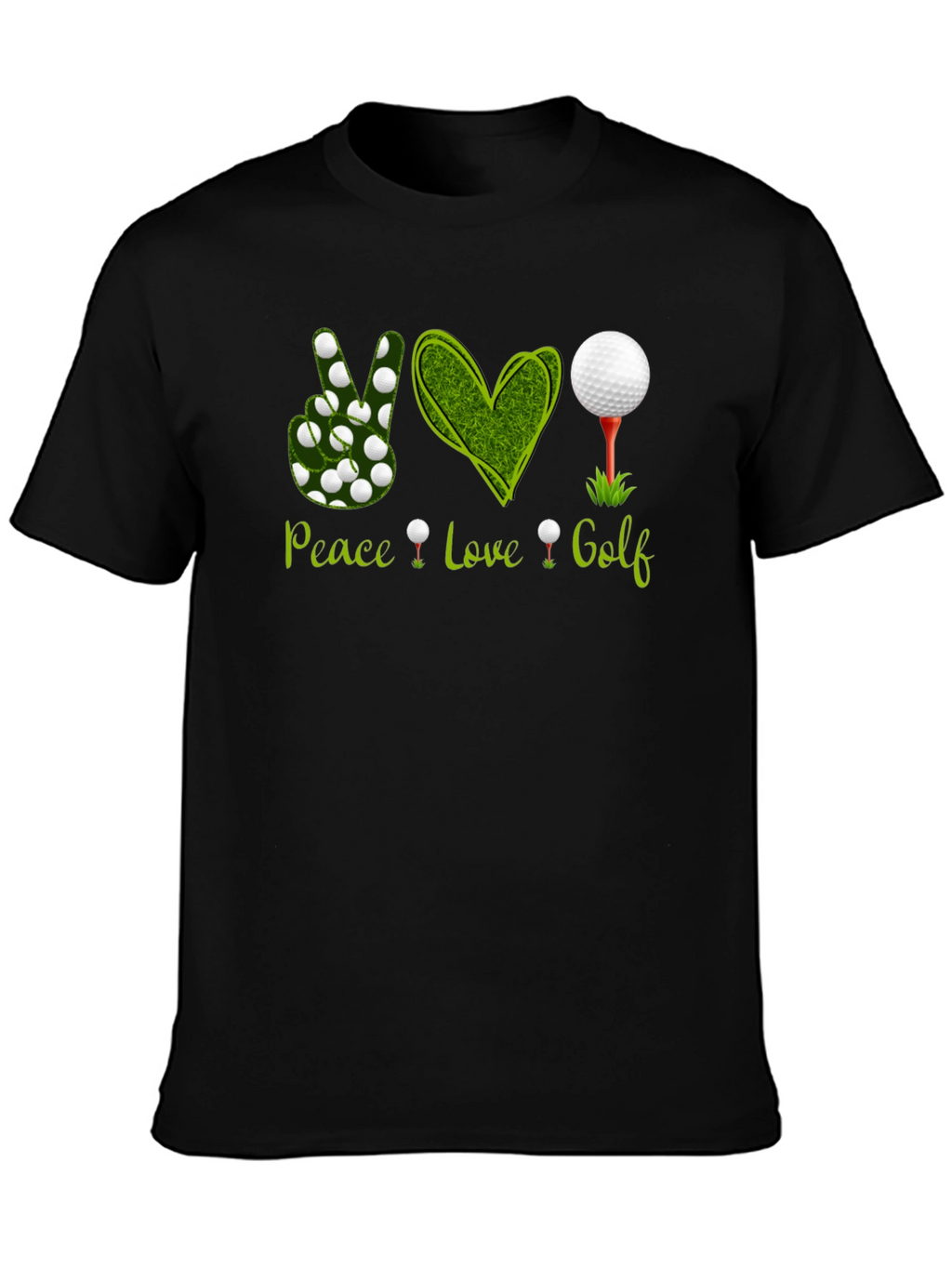 Peace Love Golf Graphic Tee