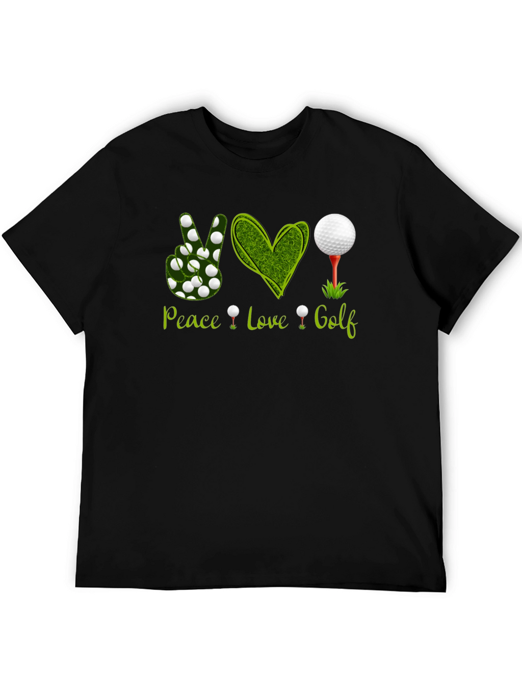 Peace Love Golf Graphic Tee