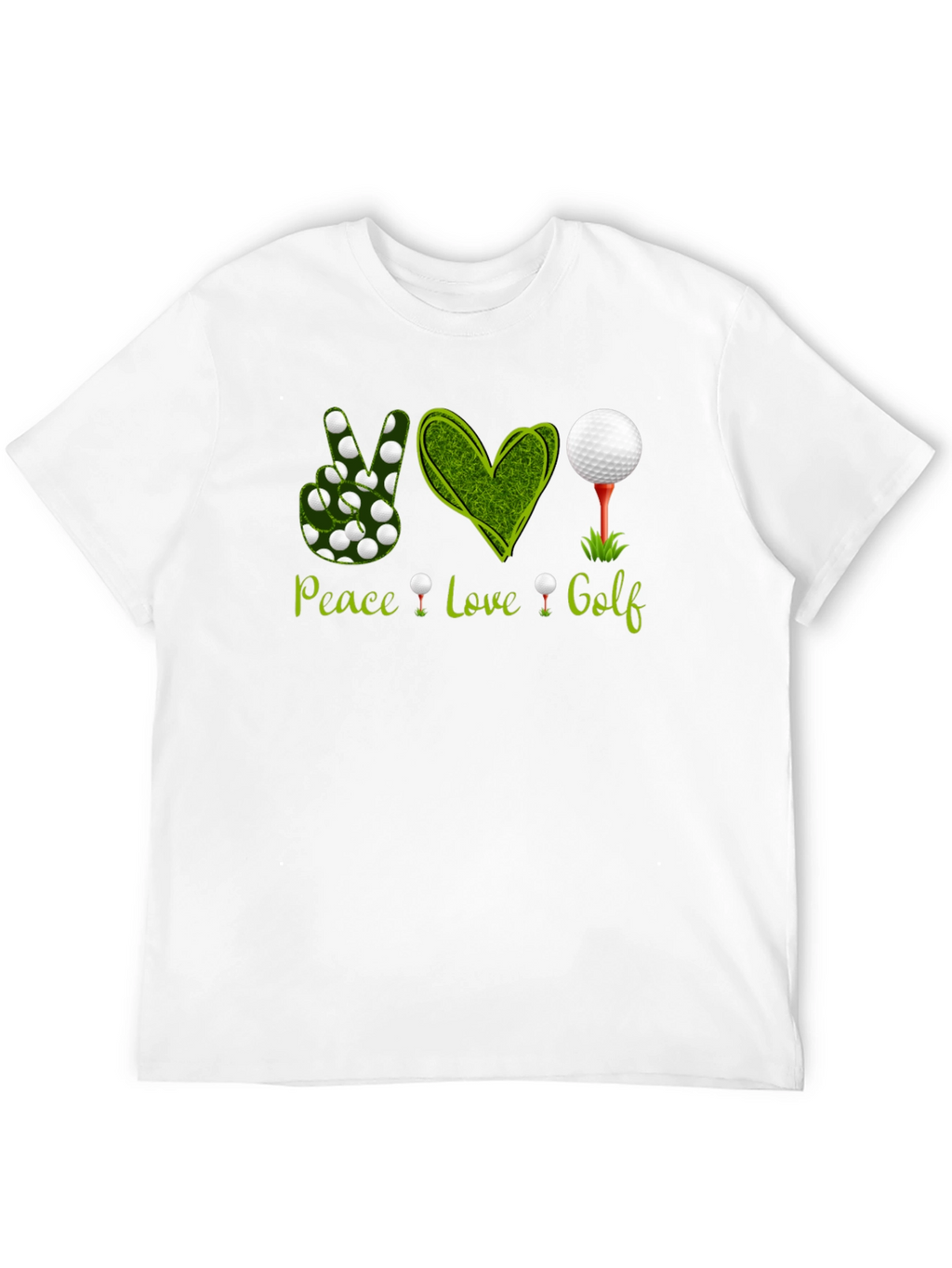 Peace Love Golf Graphic Tee
