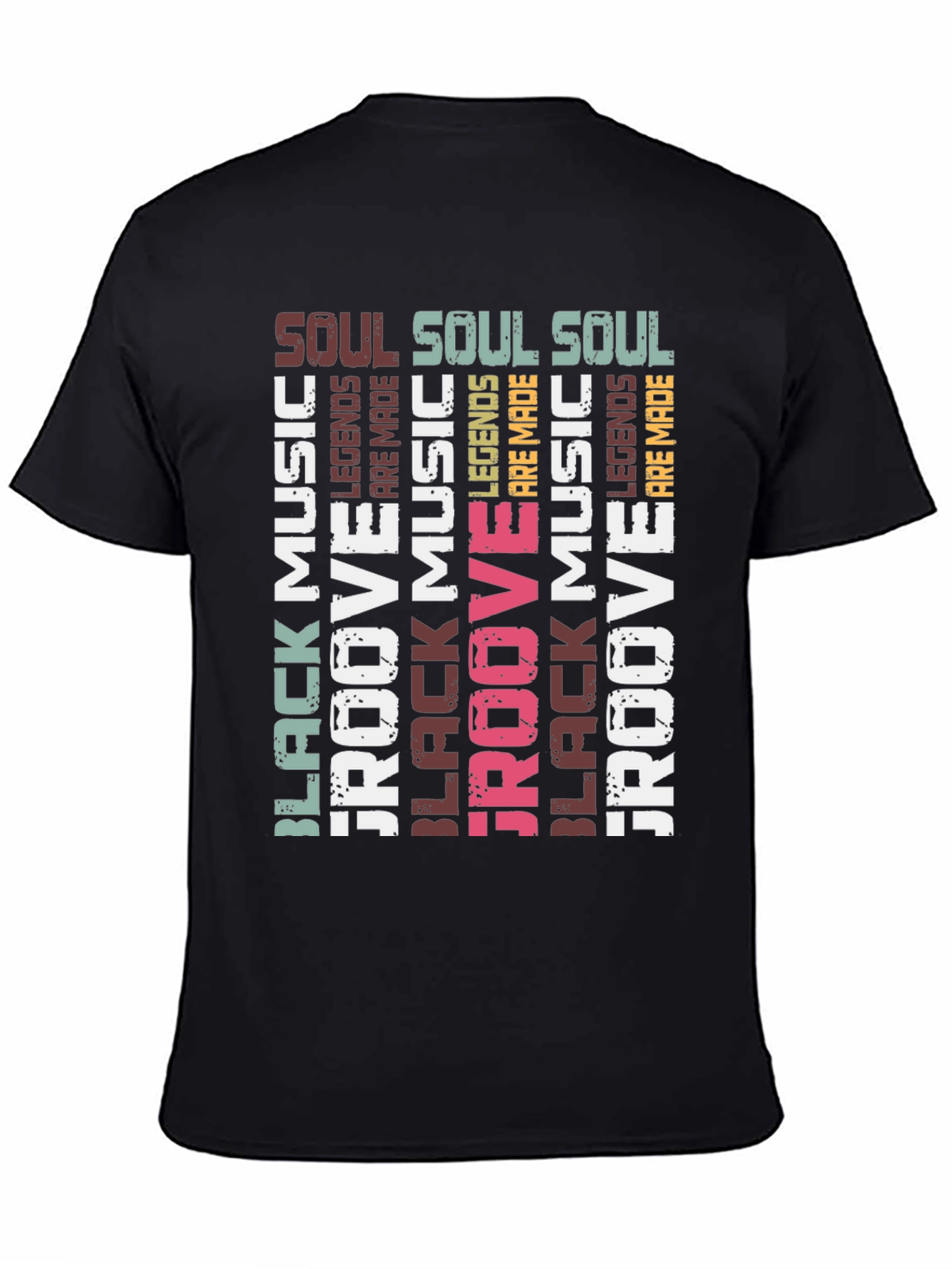 Black Music Groove T-Shirt: Soul Legends