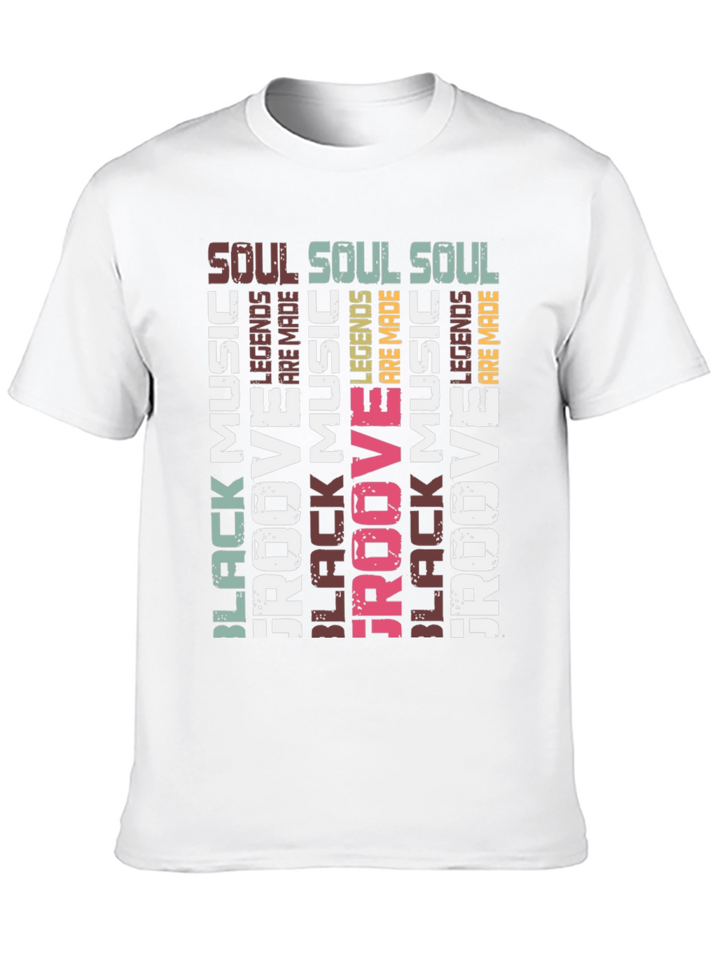 Black Music Groove T-Shirt: Soul Legends
