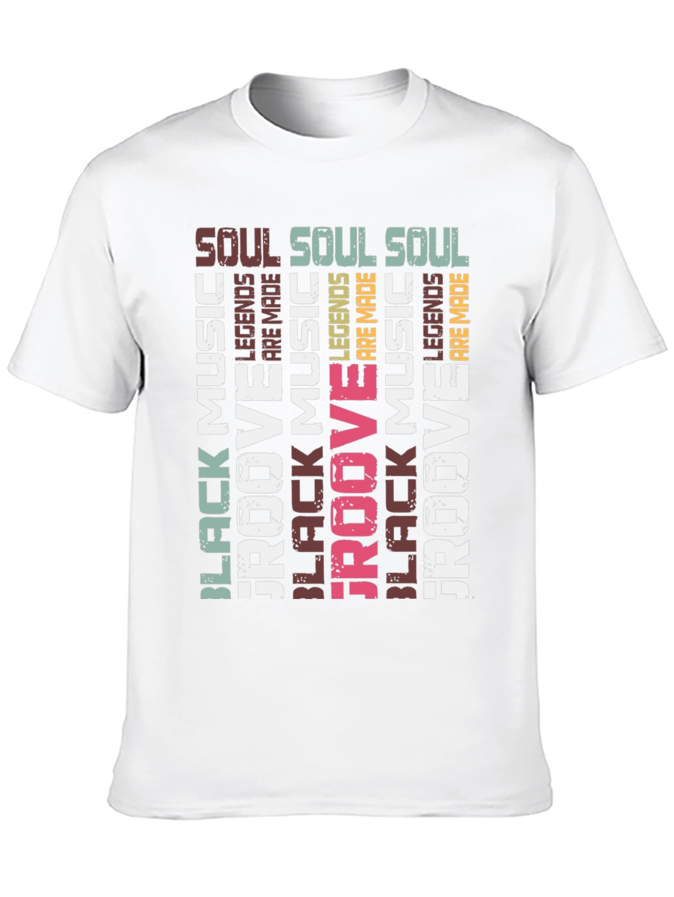 Black Music Groove T-Shirt: Soul Legends