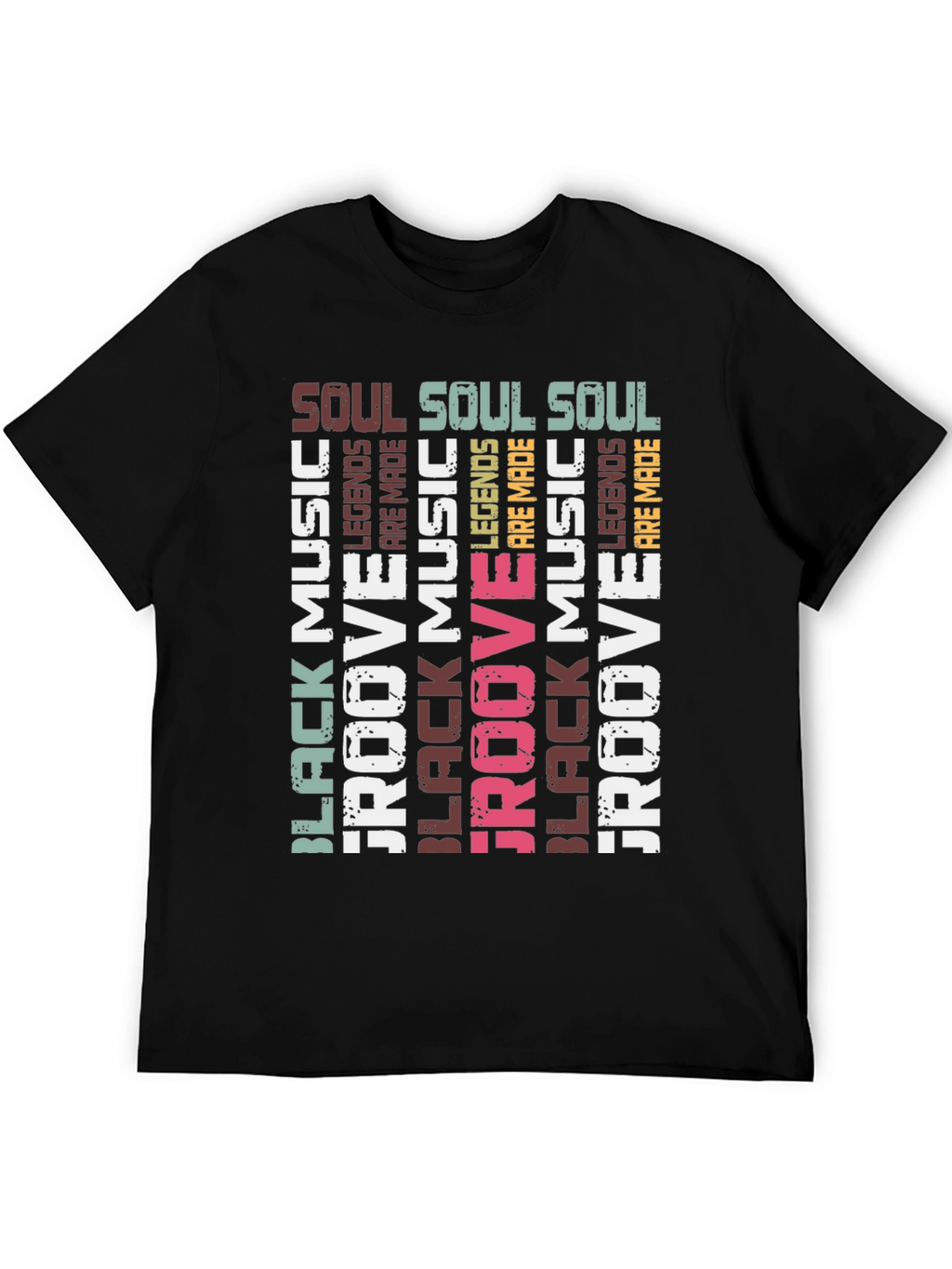 Black Music Groove T-Shirt: Soul Legends
