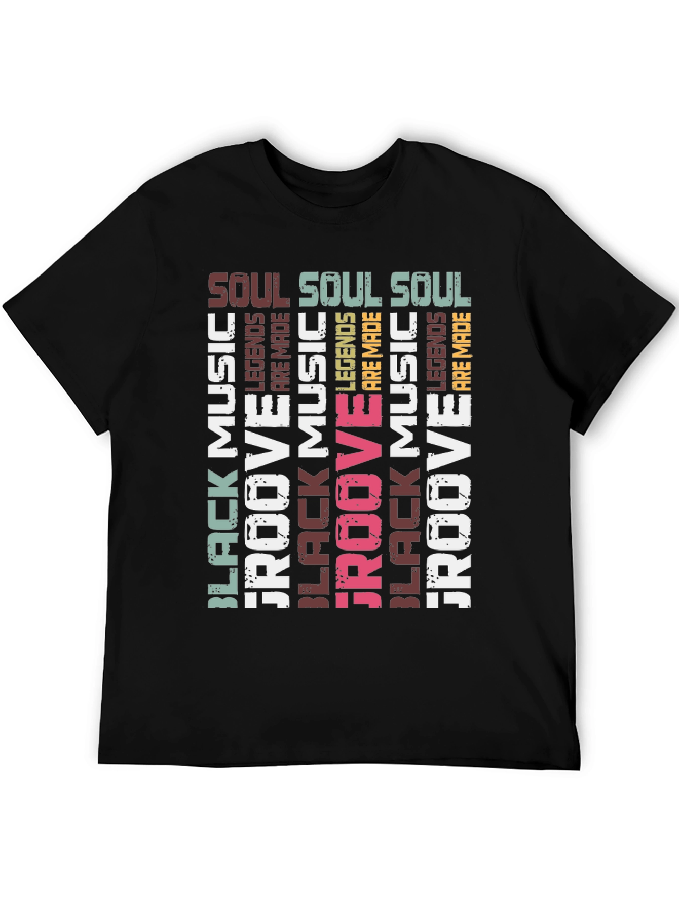 Black Music Groove T-Shirt: Soul Legends