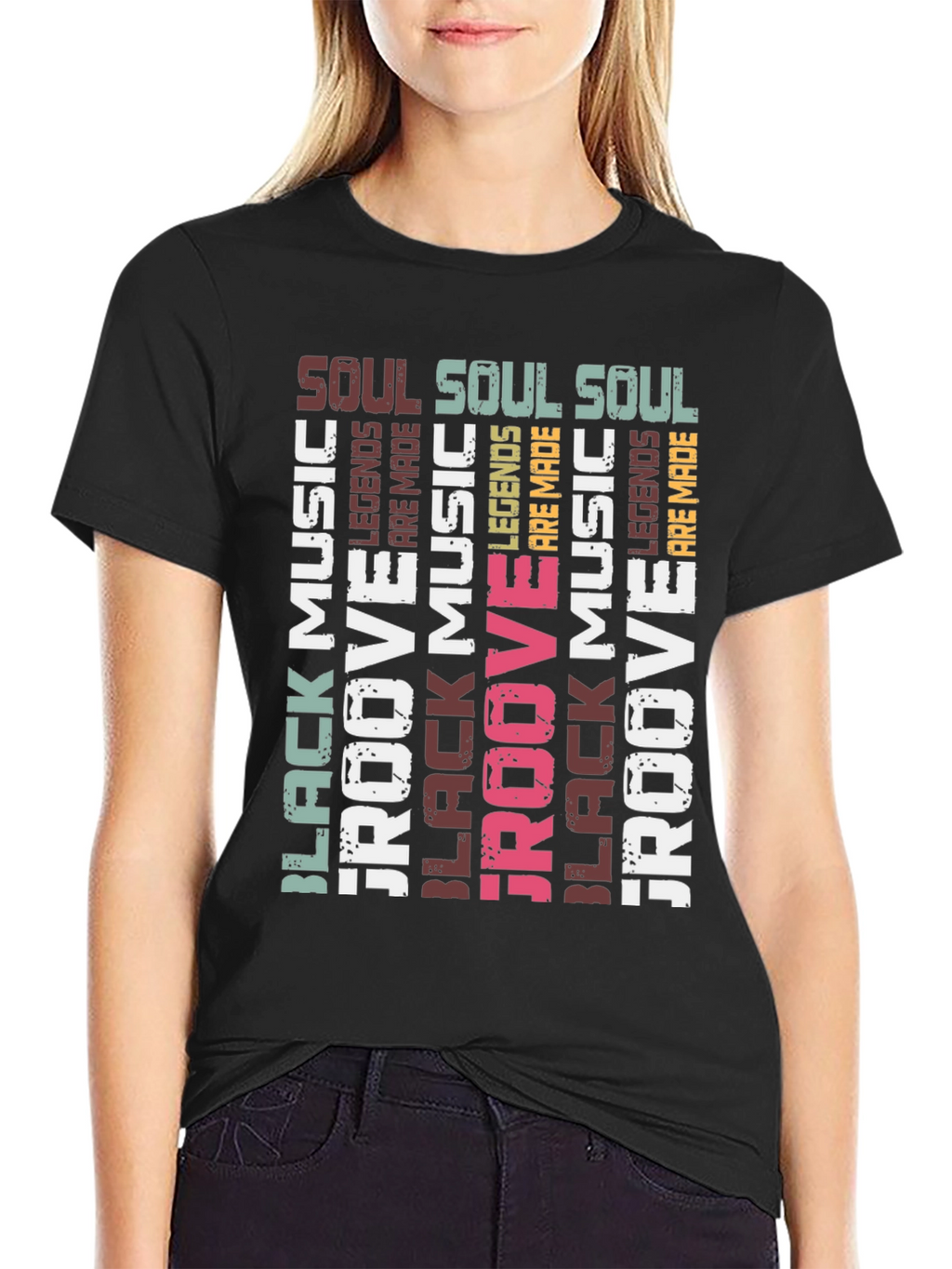 Black Music Groove T-Shirt: Soul Legends