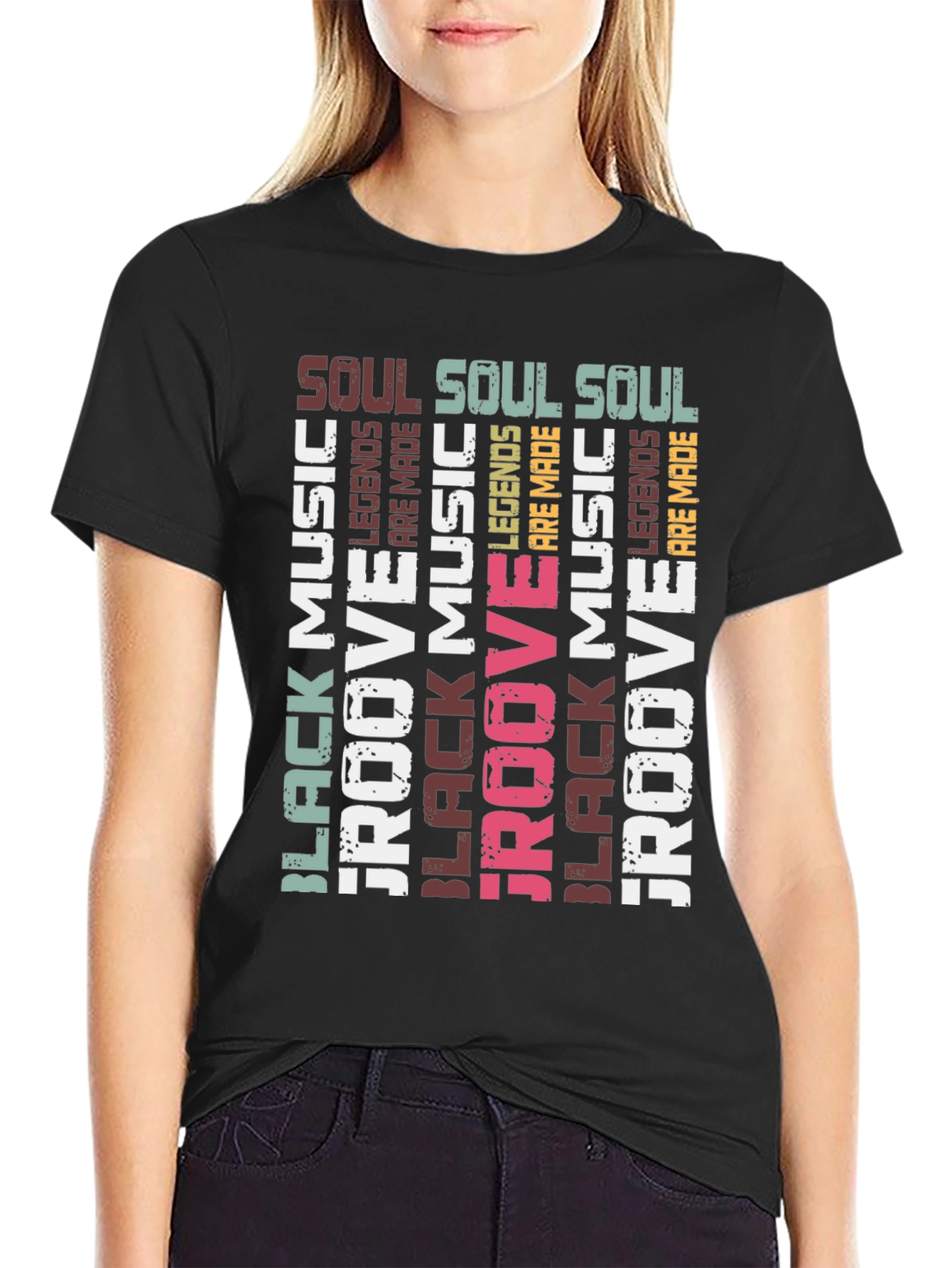 Black Music Groove T-Shirt: Soul Legends