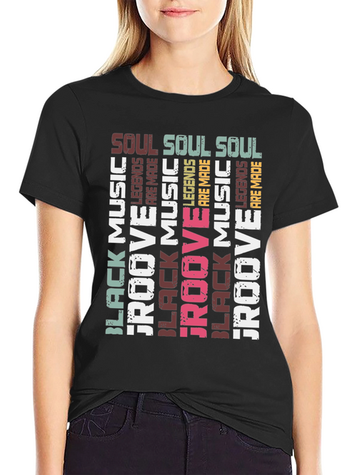 Black Music Groove T-Shirt: Soul Legends
