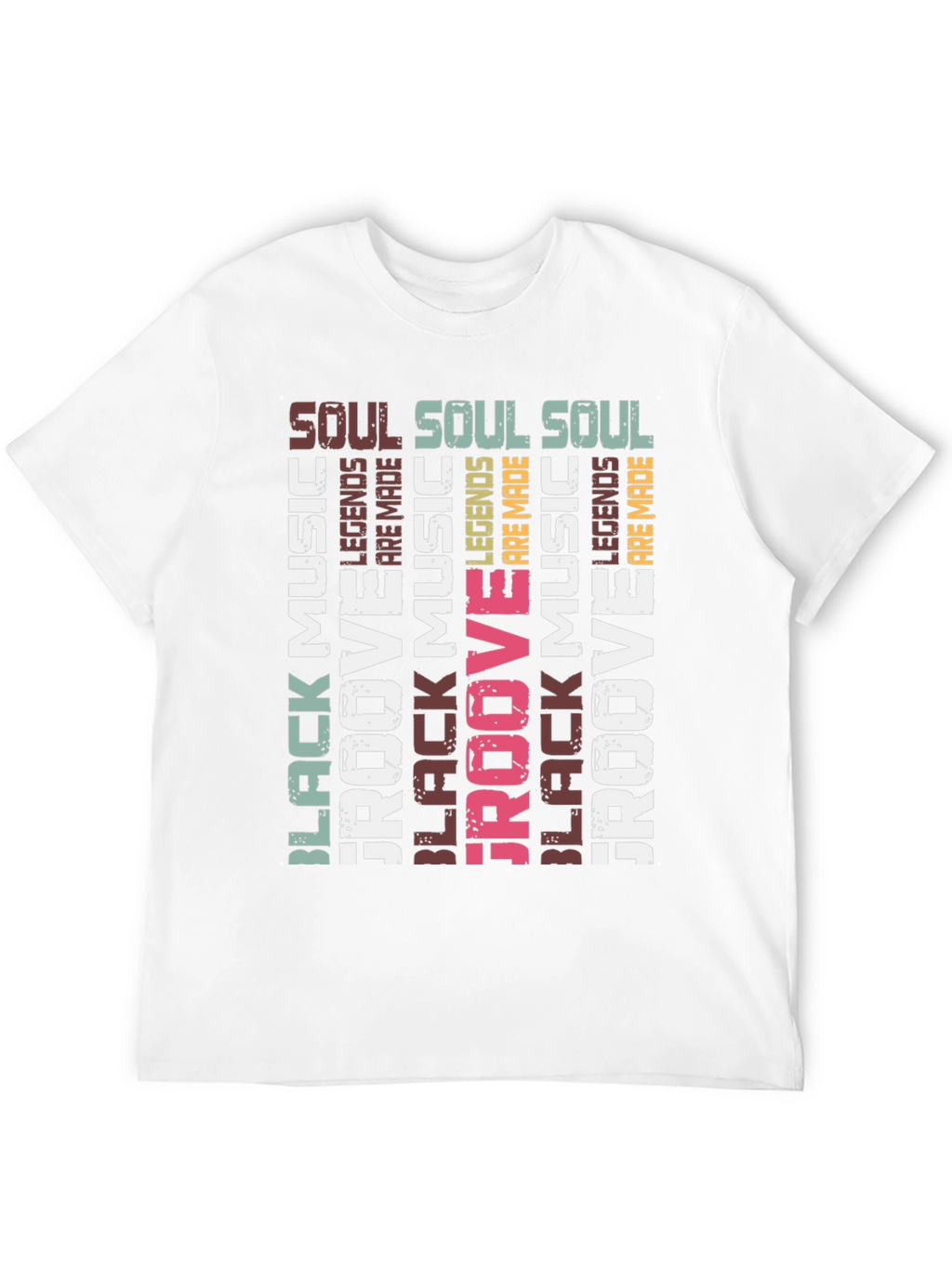Black Music Groove T-Shirt: Soul Legends