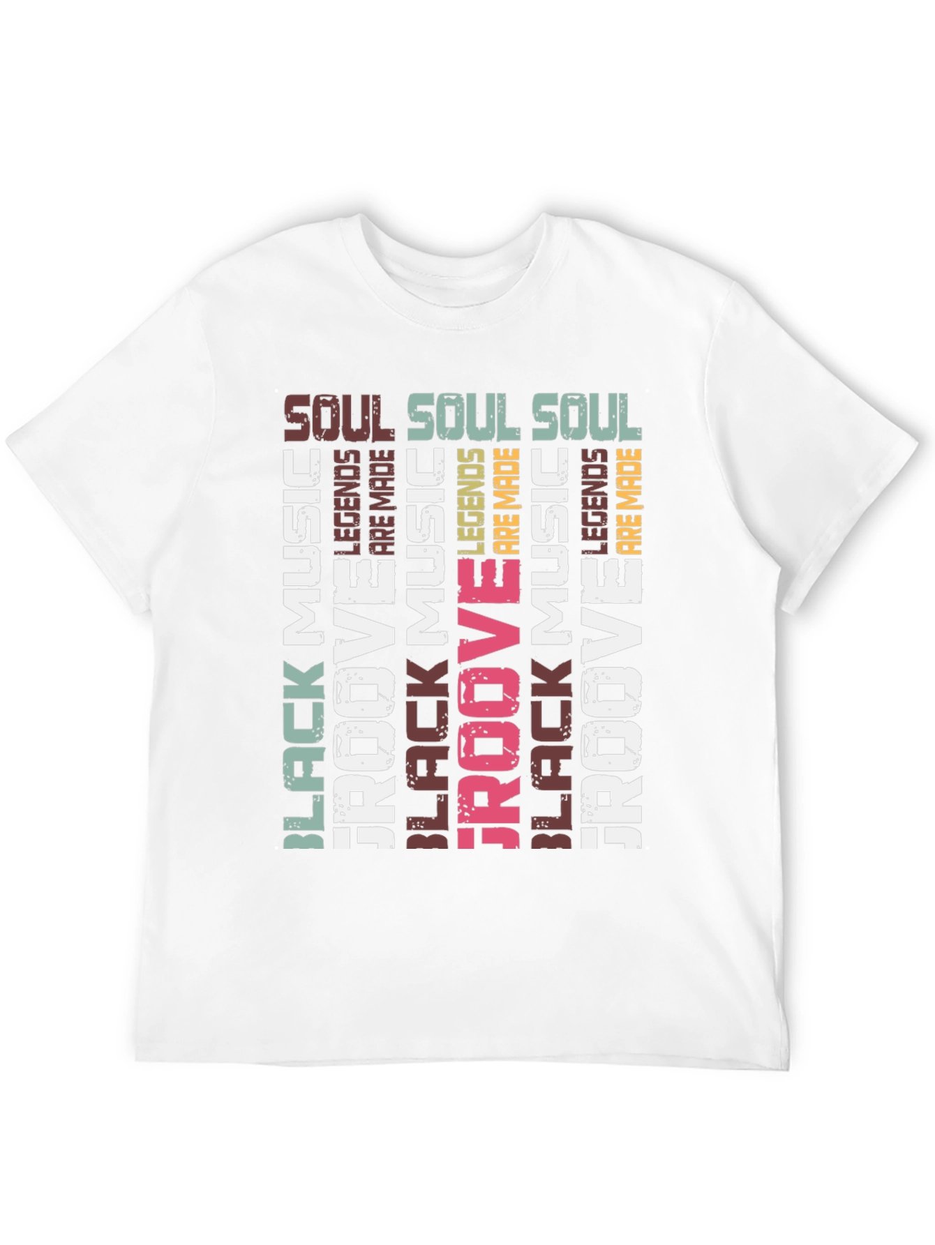 Black Music Groove T-Shirt: Soul Legends