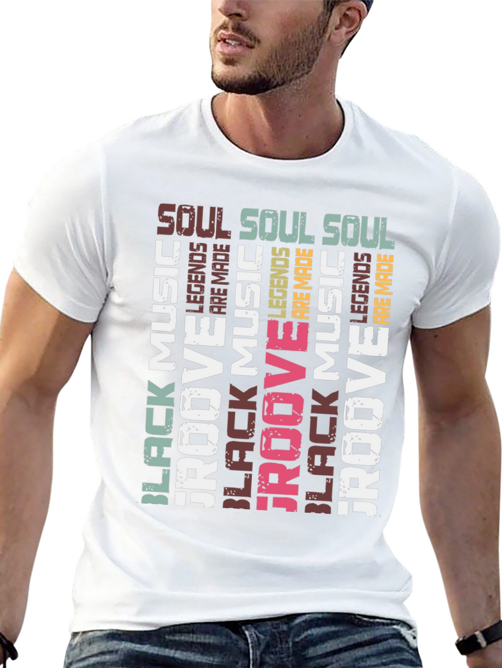 Black Music Groove T-Shirt: Soul Legends
