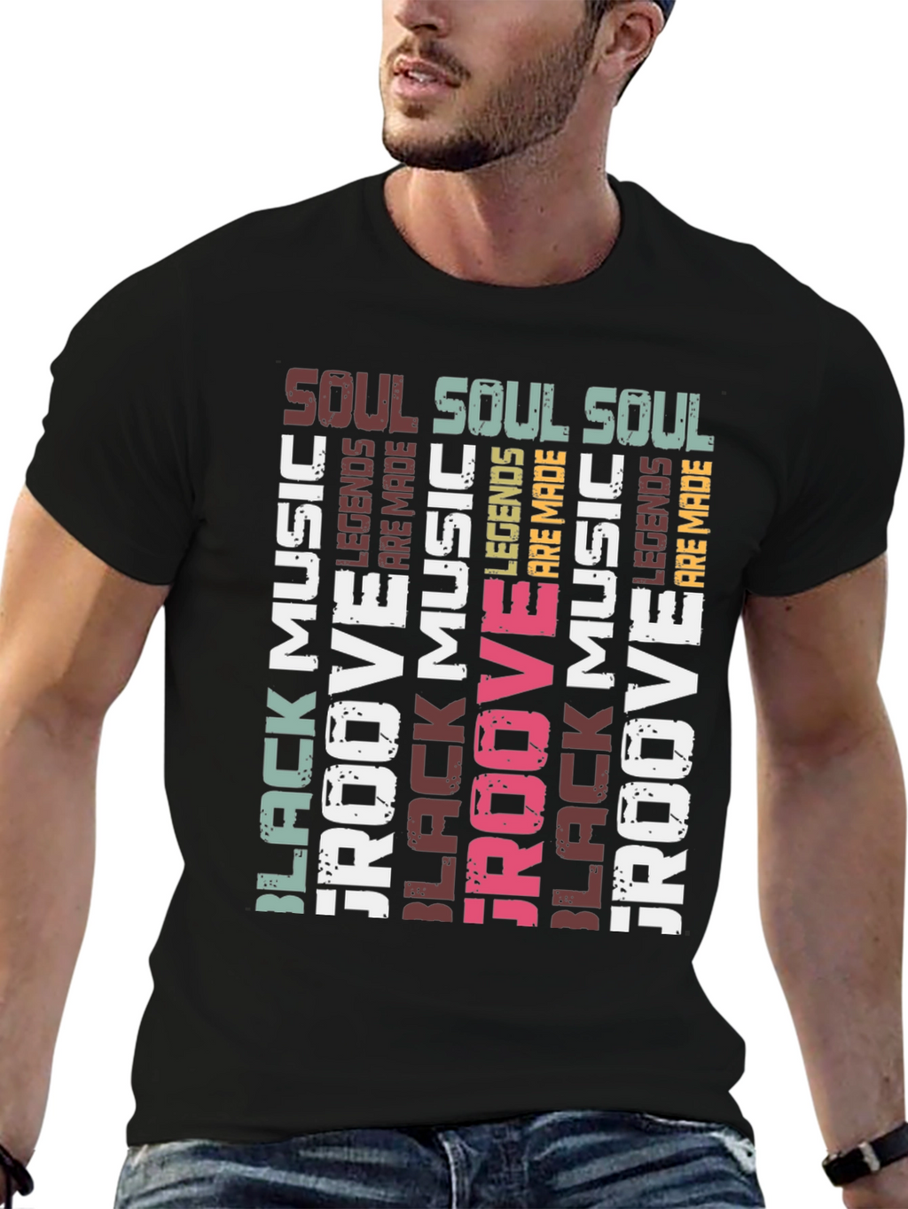 Black Music Groove T-Shirt: Soul Legends