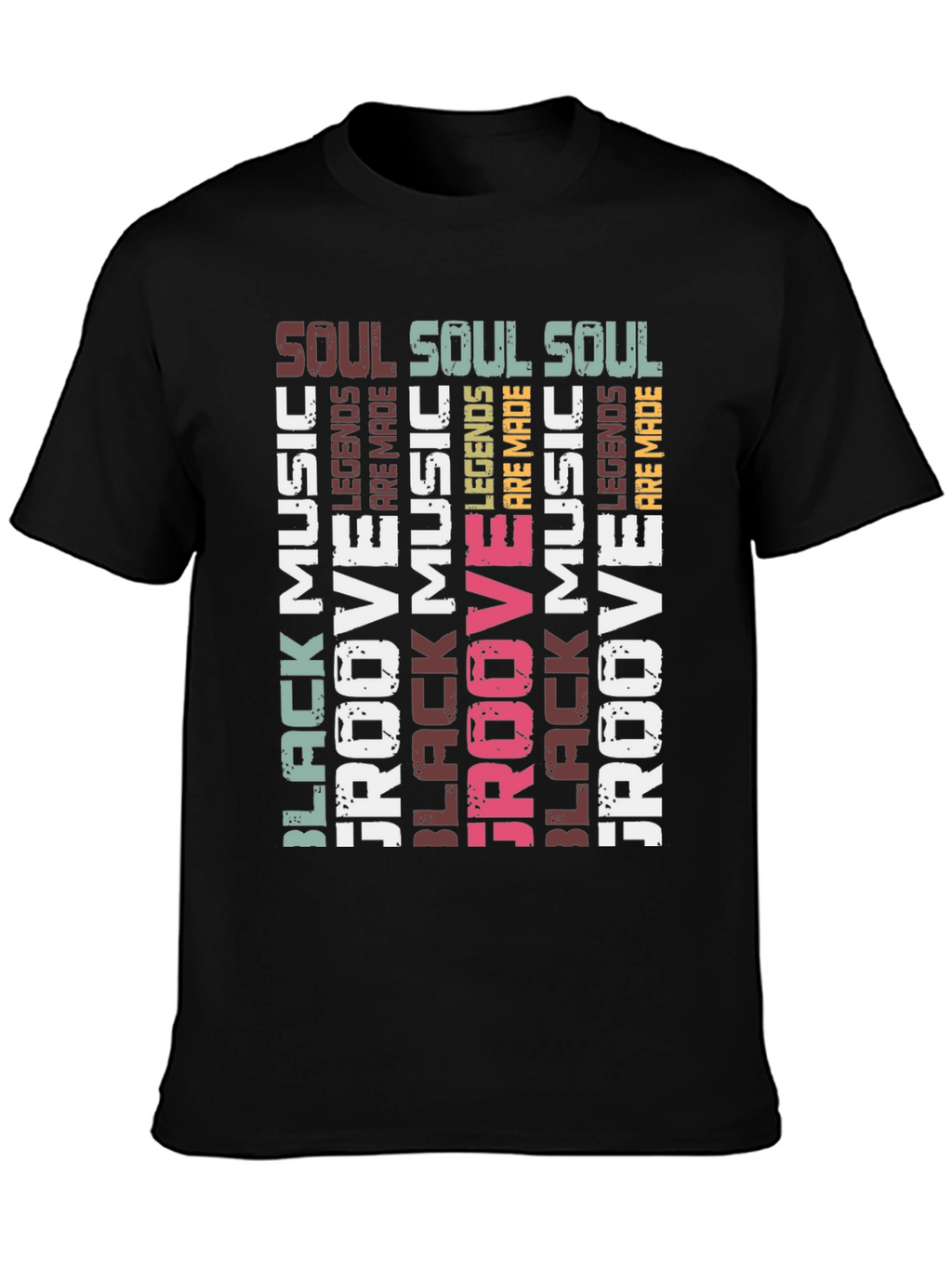 Black Music Groove T-Shirt: Soul Legends
