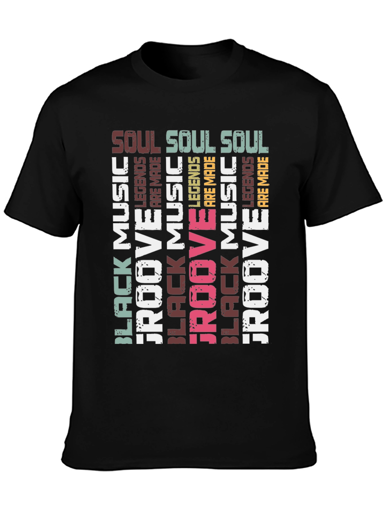 Black Music Groove T-Shirt: Soul Legends