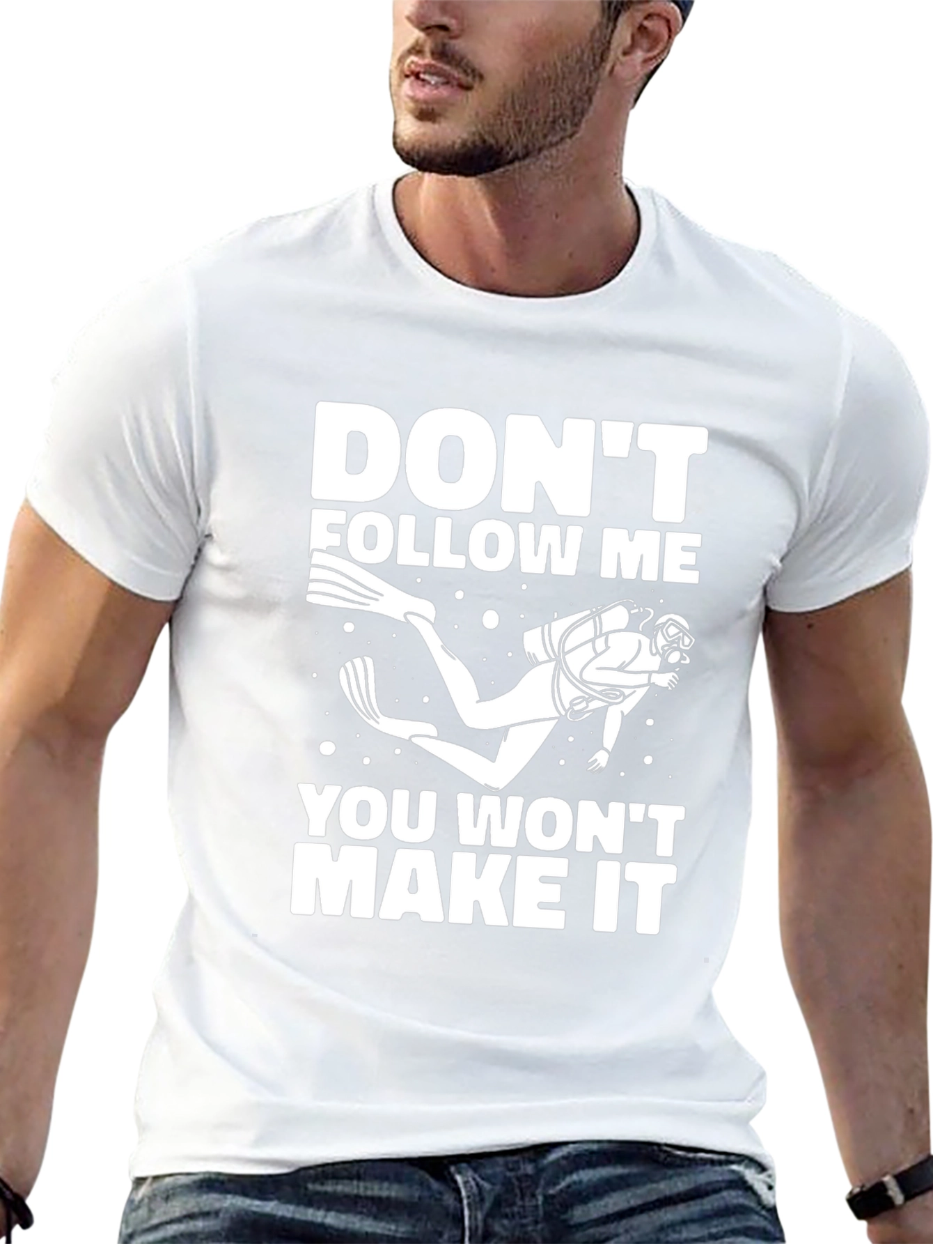 Diver Dont Follow Me T-Shirt
