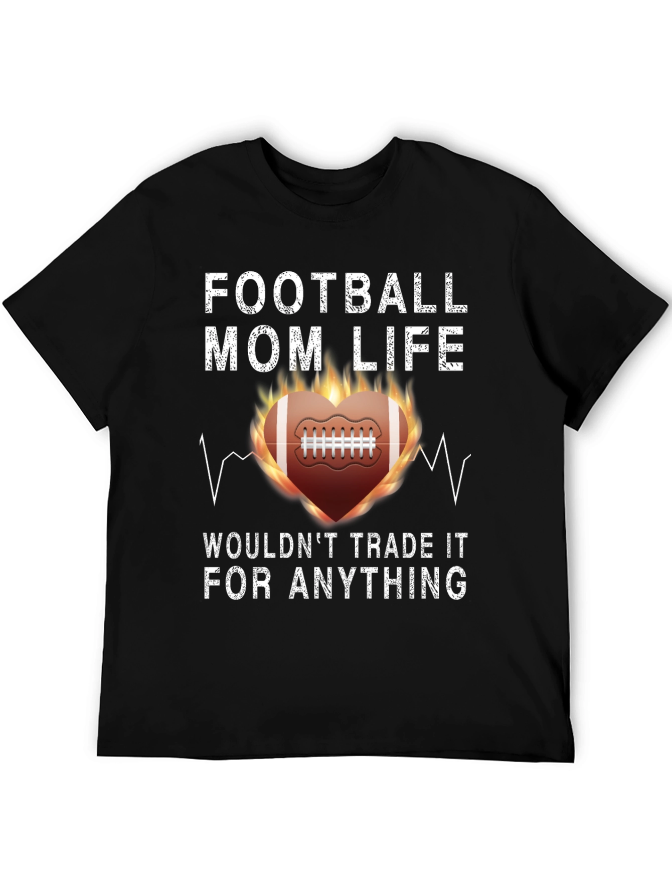 Football Mom Life Graphic T-Shirt