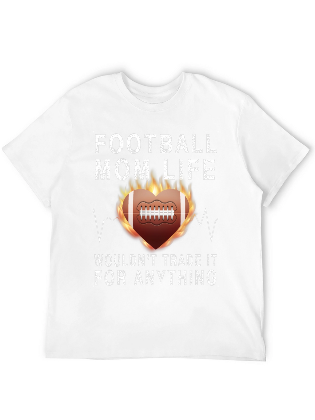 Football Mom Life Graphic T-Shirt