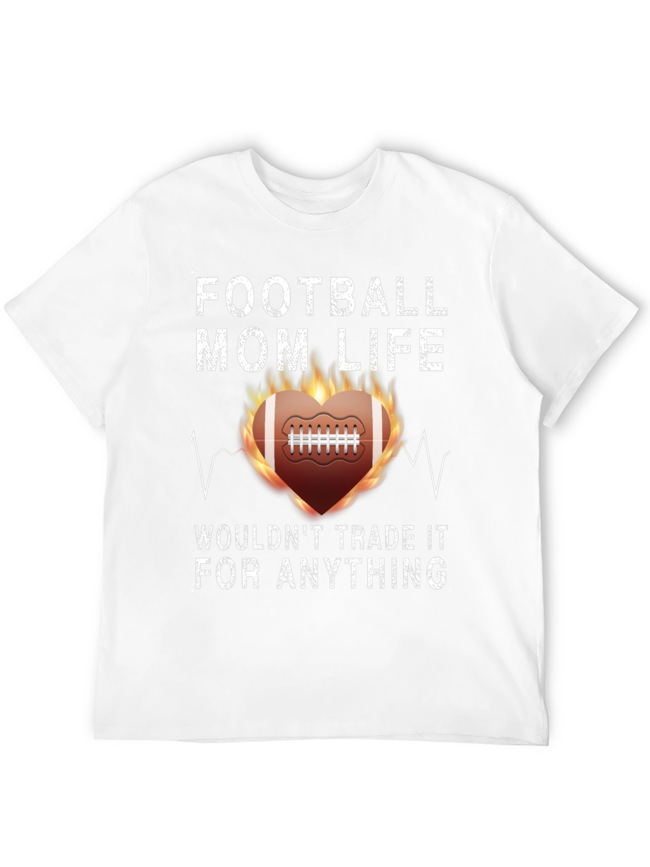 Football Mom Life Graphic T-Shirt