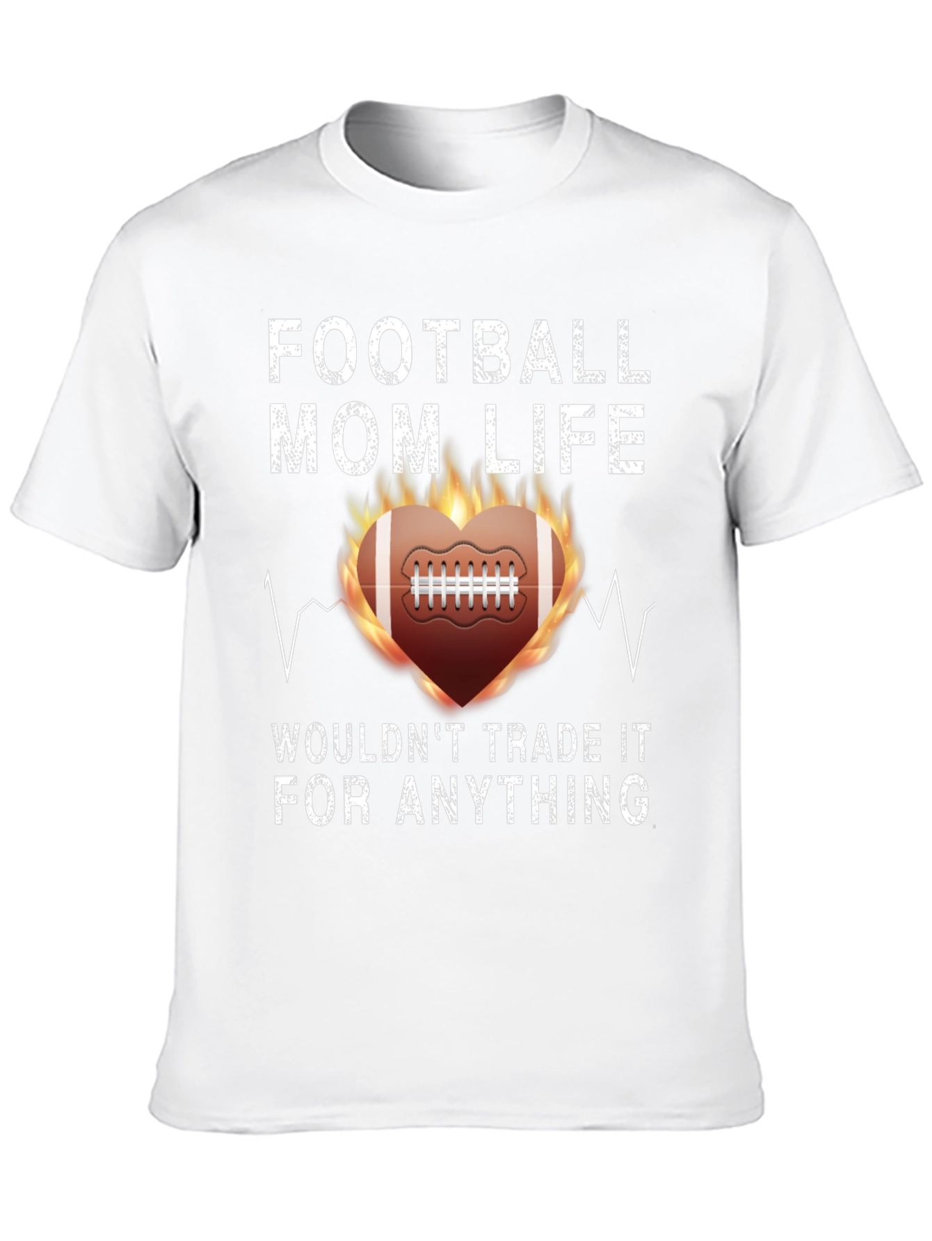 Football Mom Life Graphic T-Shirt