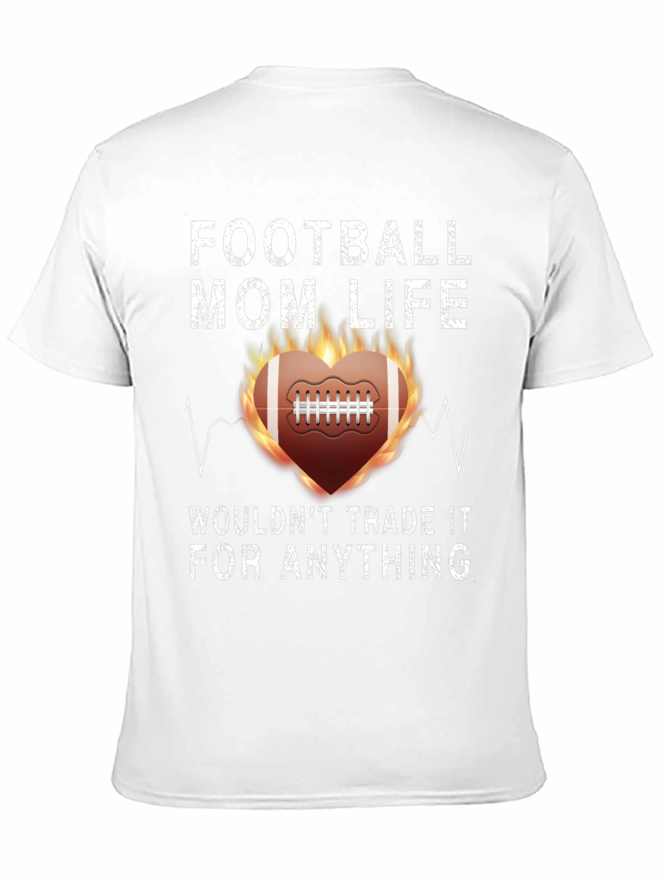 Football Mom Life Graphic T-Shirt