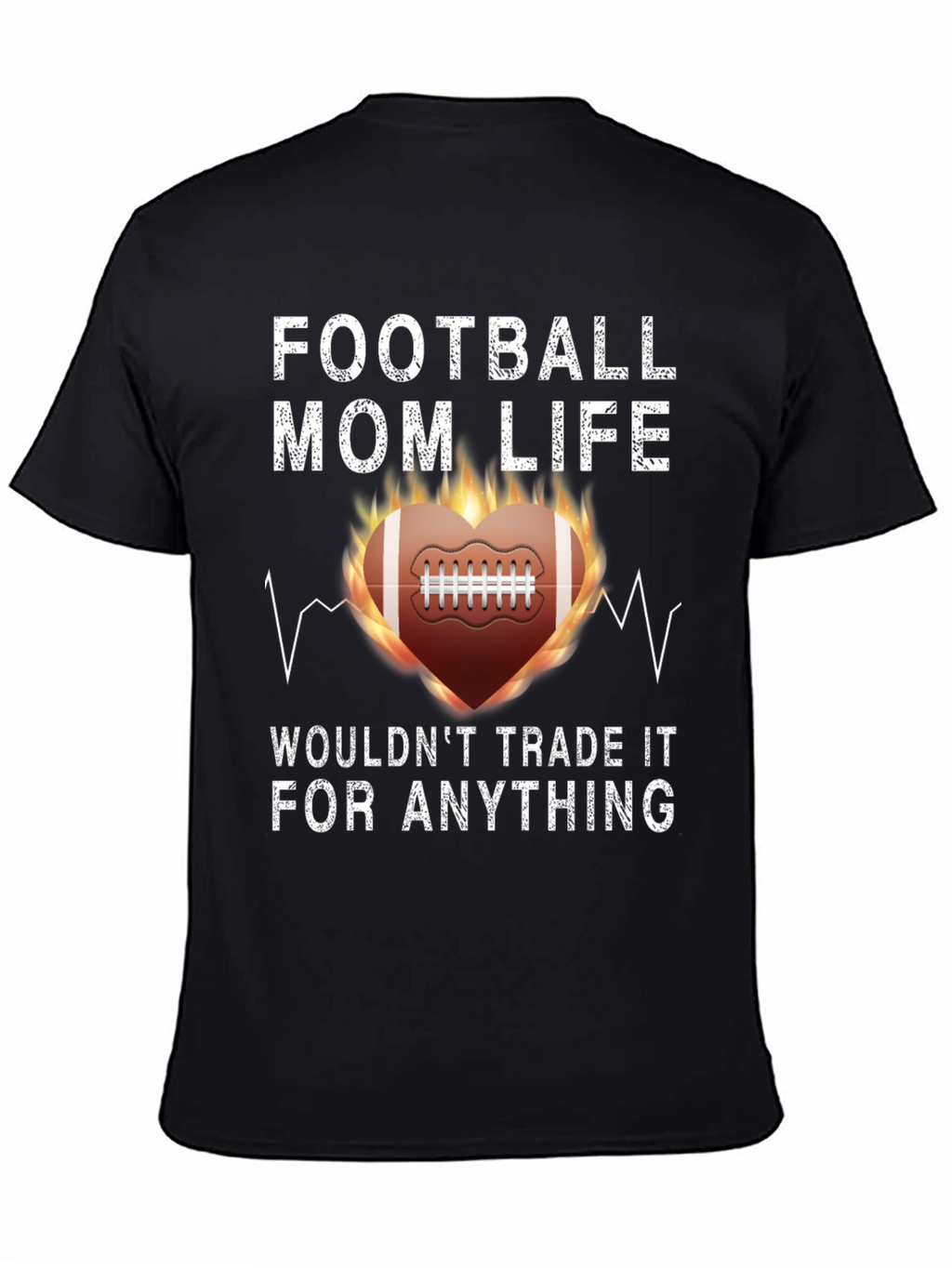 Football Mom Life Graphic T-Shirt